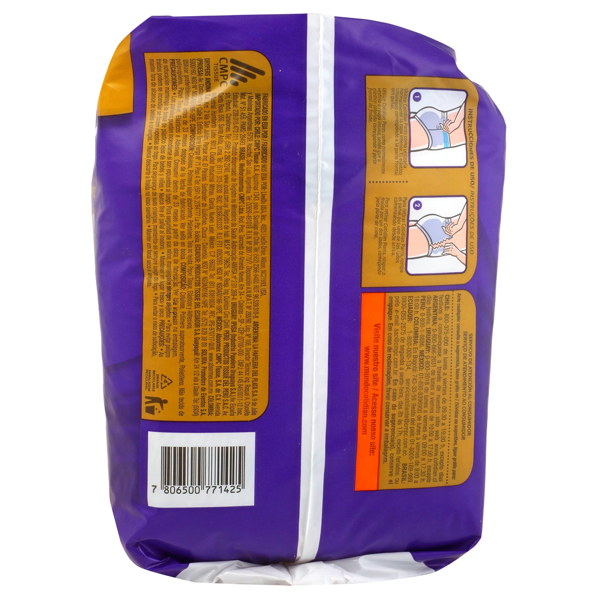 Cotidian Pants Grande Con 10 Piezas-6