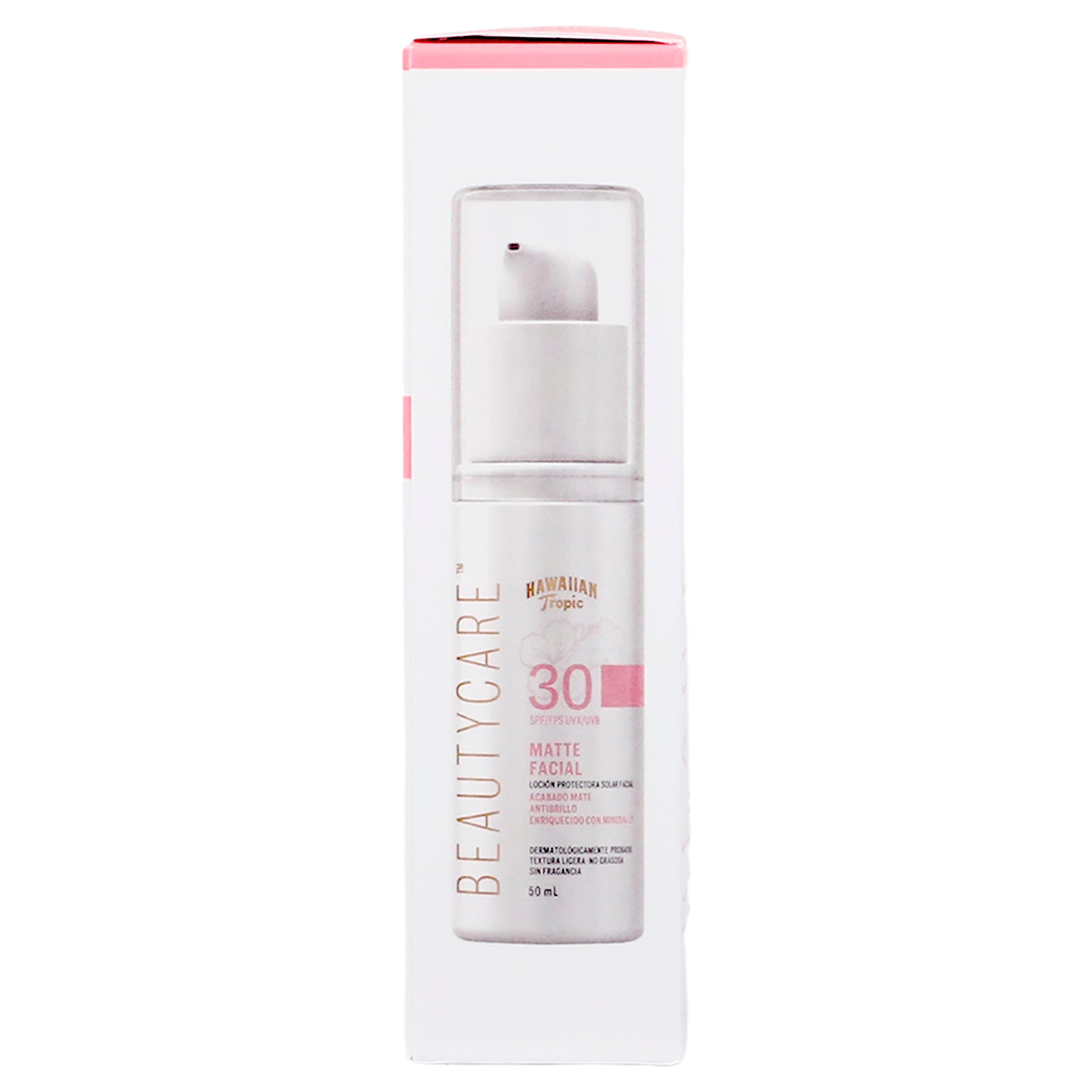 Bloqueador Hawaiian Beautycare Fps 30 Matte Facial 50 Ml-8