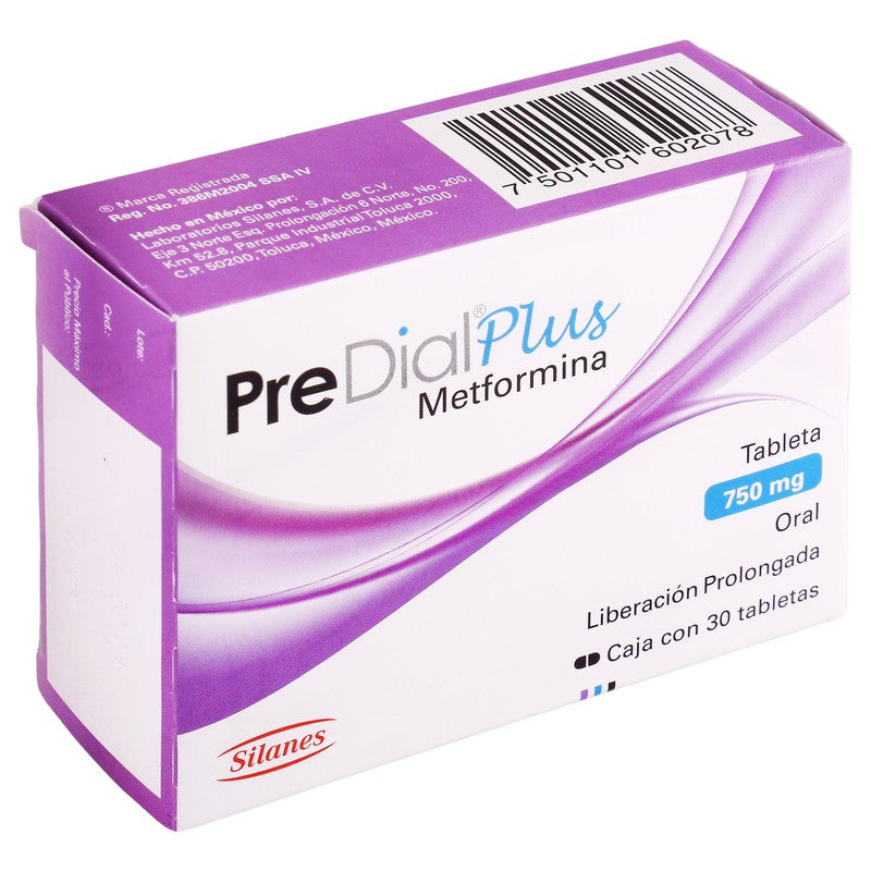 Predial-Plus Lp 750 Mg Con 30 Tabletas 7501101602078 2