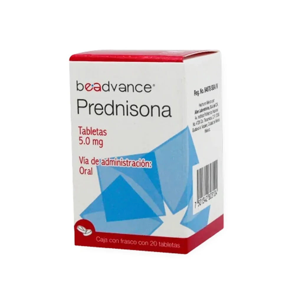 Prednisona 5 Mg Con 20 Tabletas Beadvance