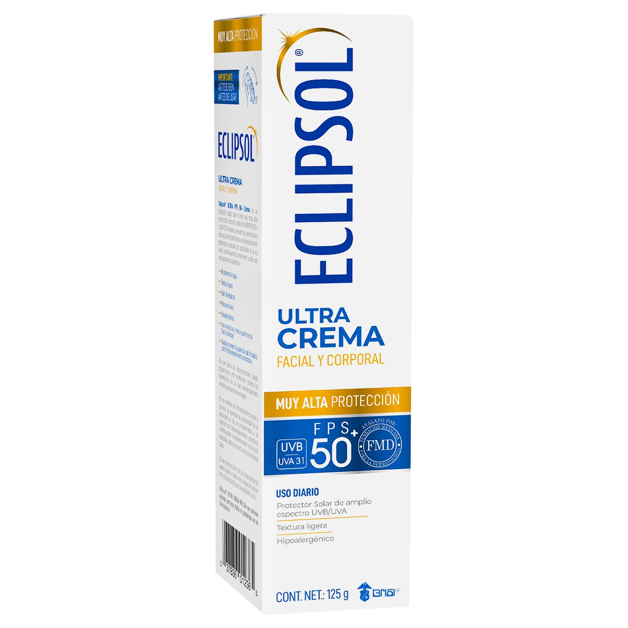 Eclipsol Ultra 50 Fps Crema Con 125 G-2