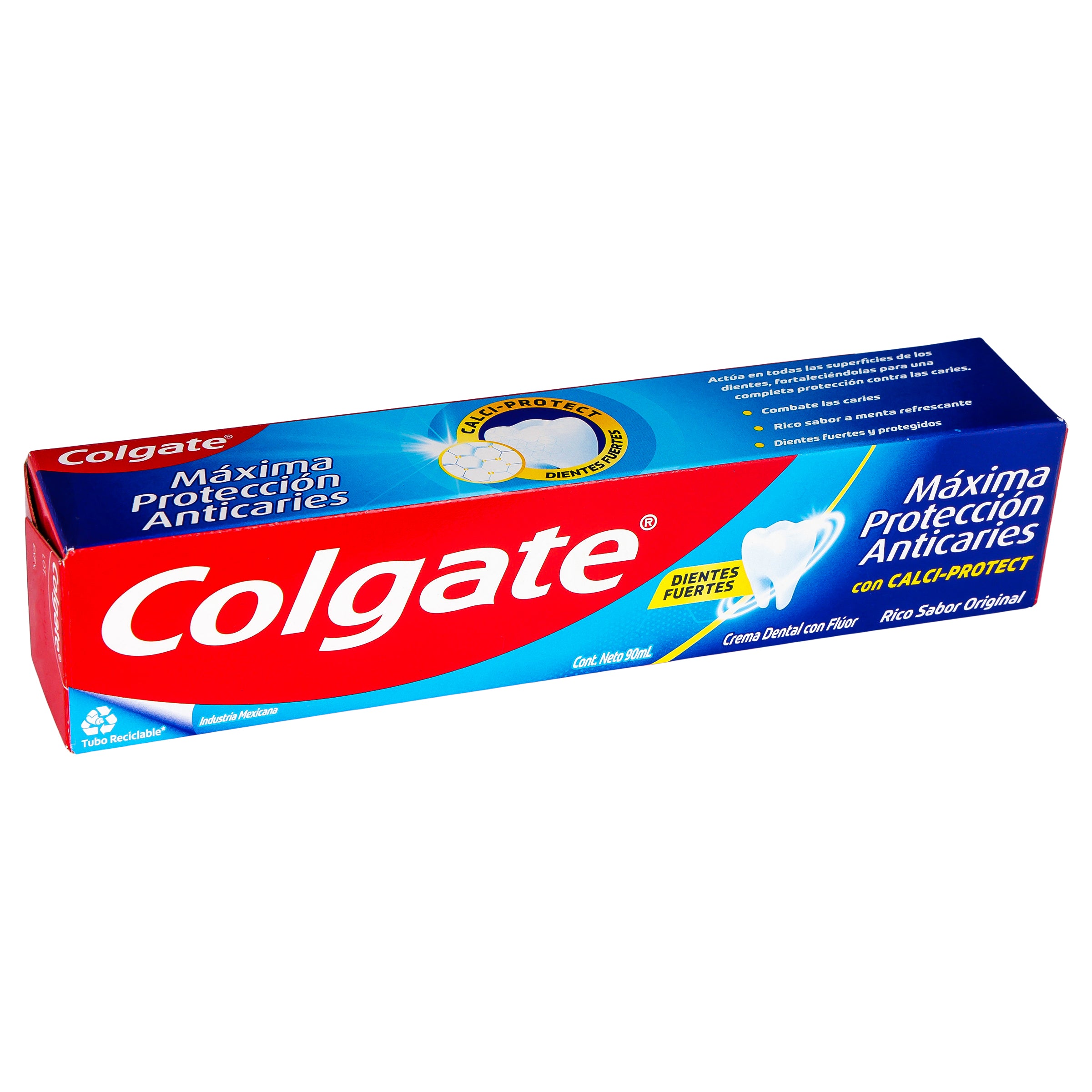 Crema Dental Colgate Mfp Con Calcio Proteccion Anti Caries 90 Ml-4