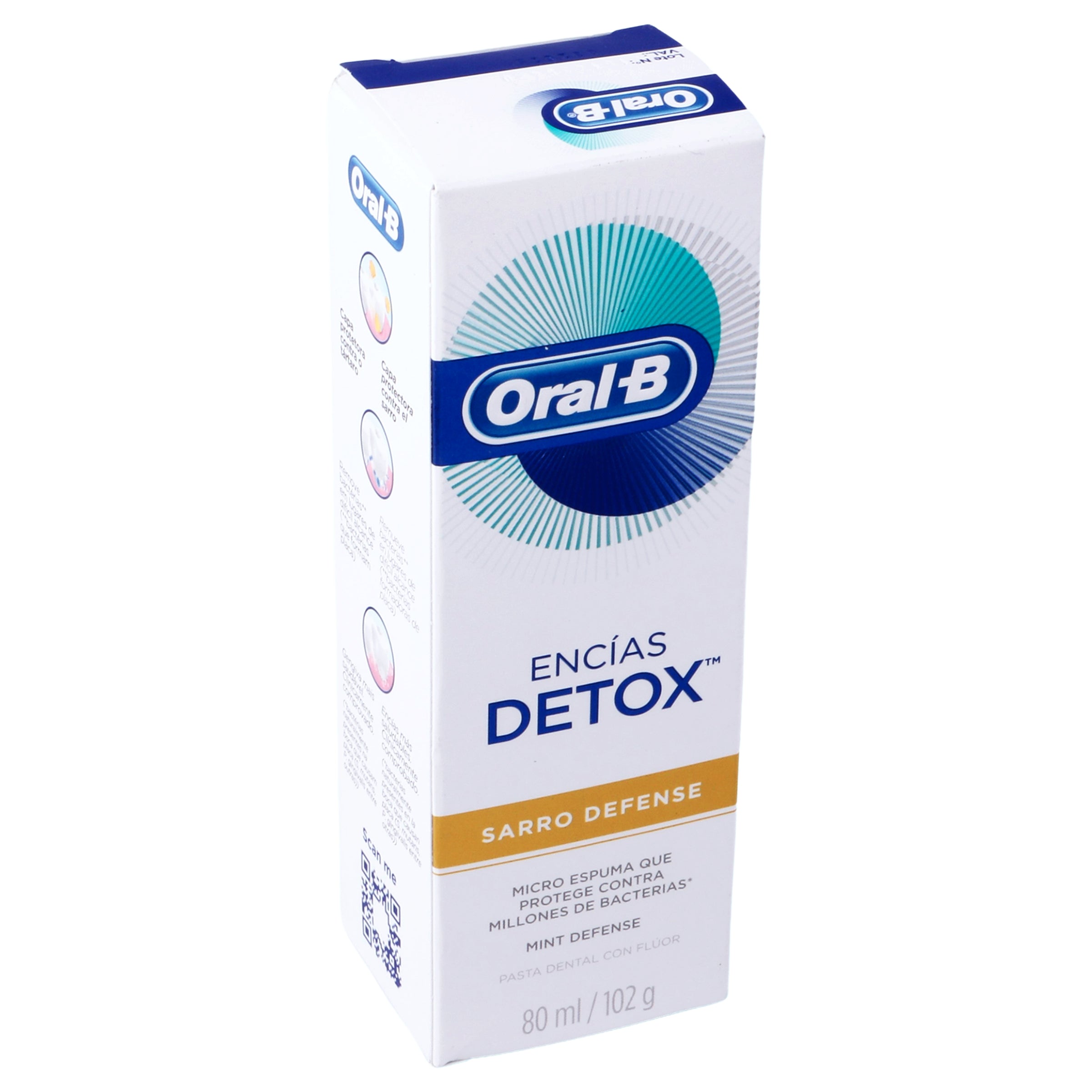 Crema Dental Oral-B Encias Detox 80 Ml-2