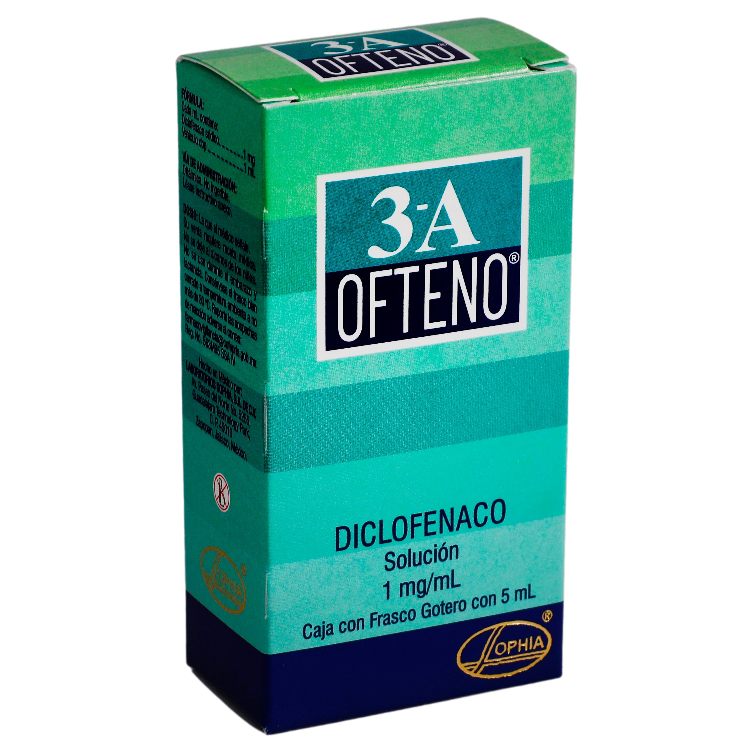 3-A Ofteno 1 Mg Gotas Oftalmicas 5 Ml