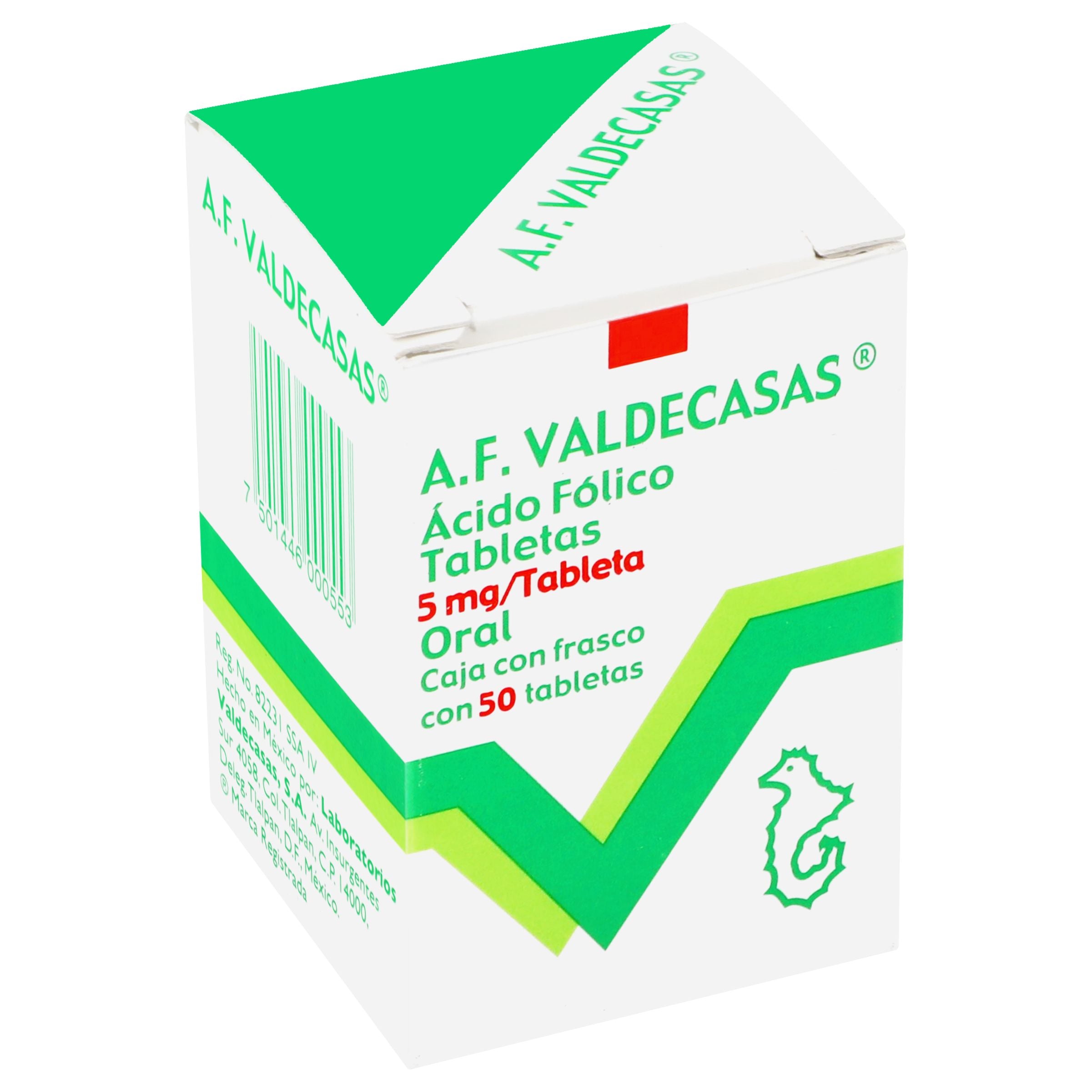 Acido-Folico 5 Mg Con 50 Tabletas-2