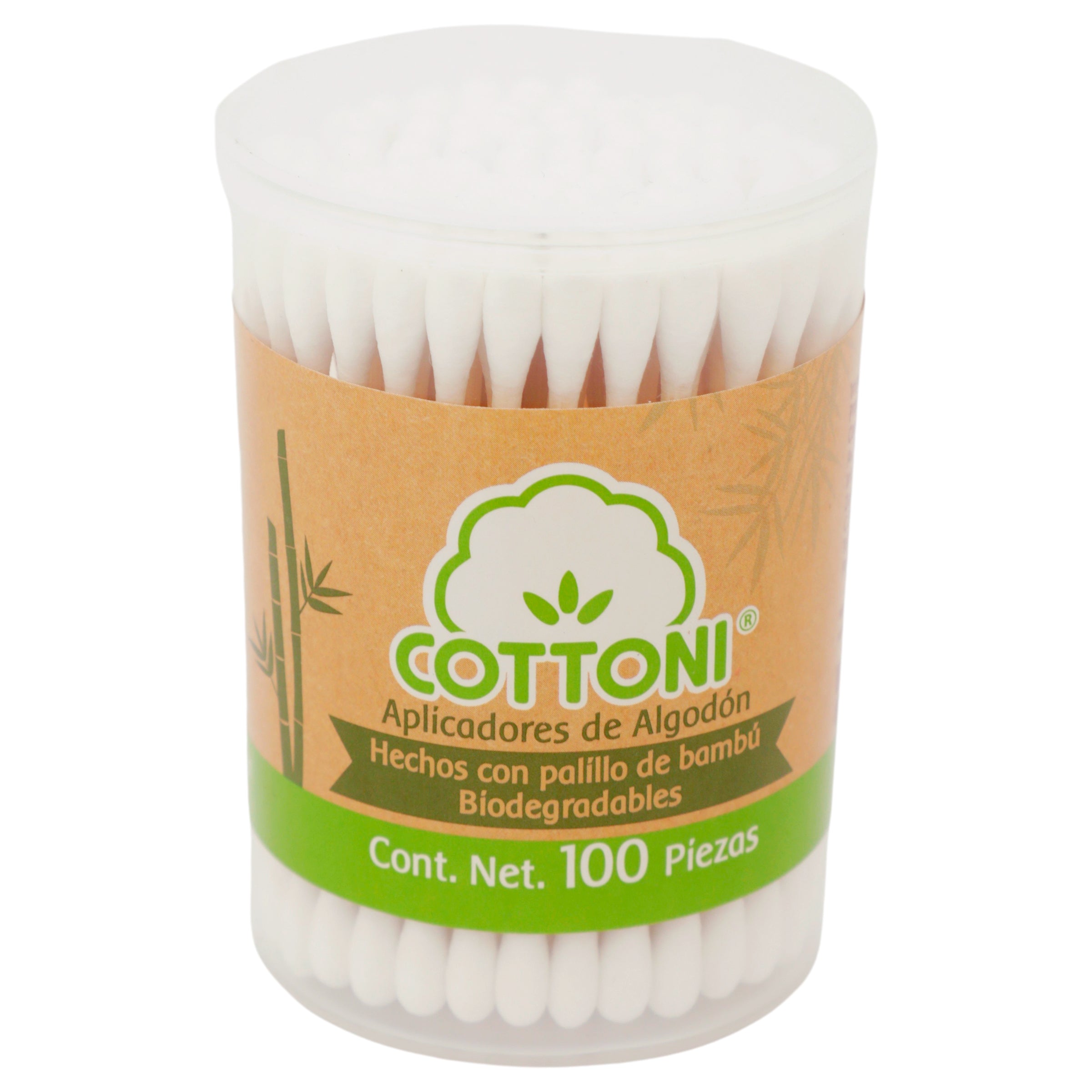 Aplicador Cottoni Algodon Con 100 Piezas-3