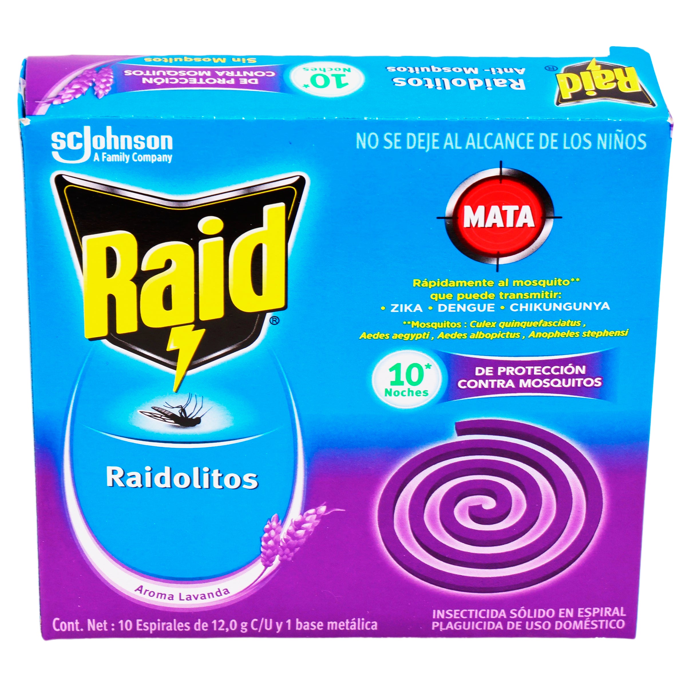 Raidolitos Lavanda Espirales C/10 Piezas-3