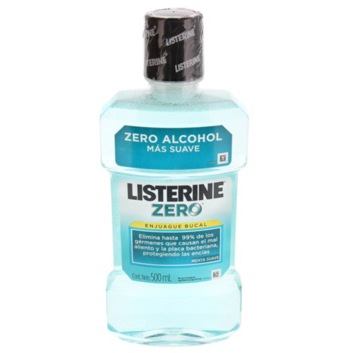 Enjuague Bucal Listerine Zero Menta Suave 500 Ml-3