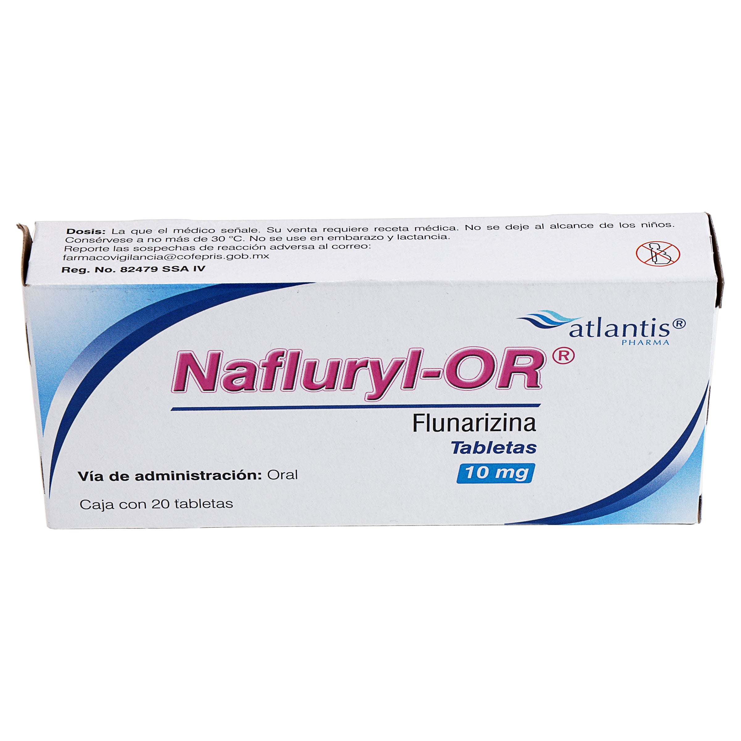 Nafluryl-Or 10 Mg Con 20 Tabletas