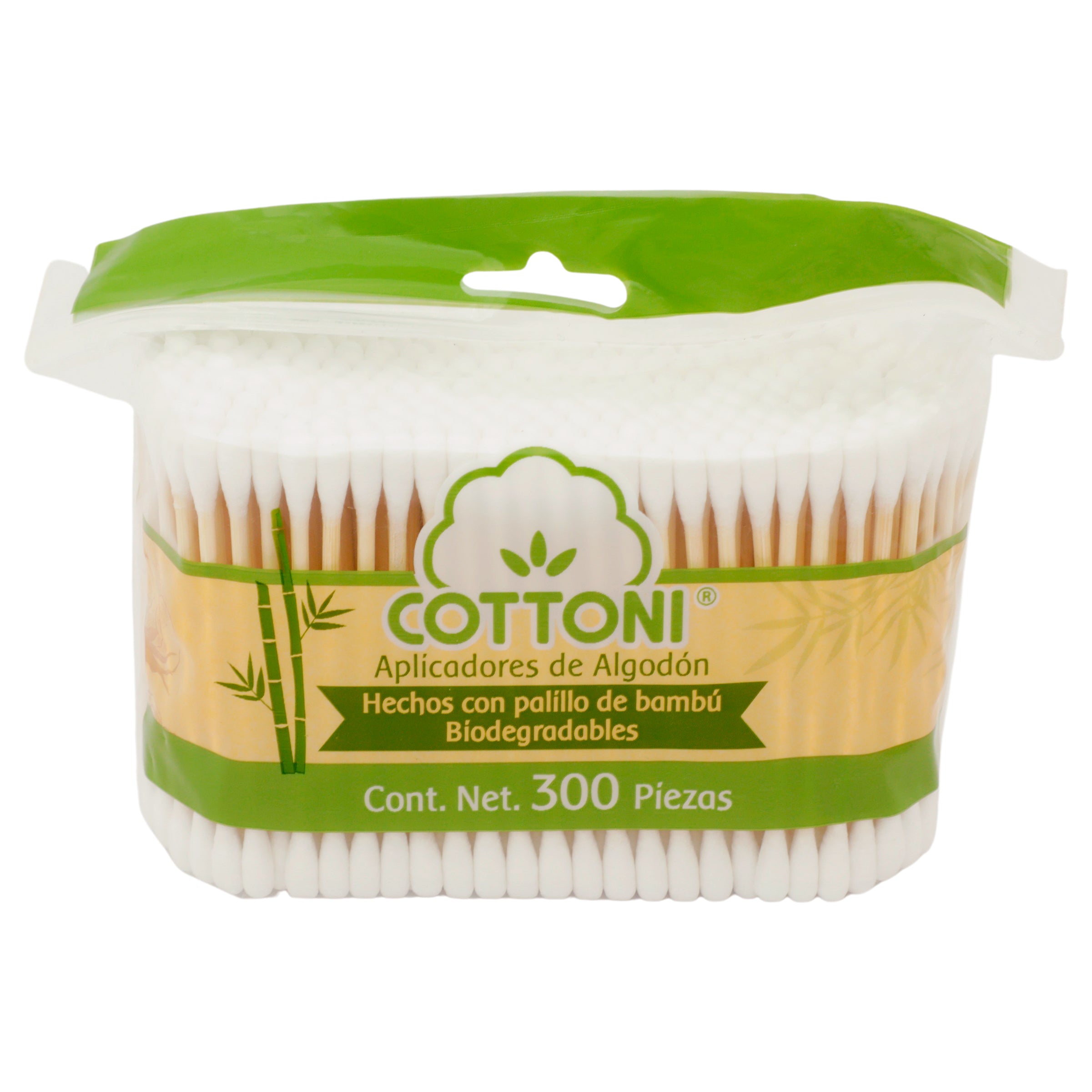 Aplicador Cottoni Algodon Con 300 Piezas-3