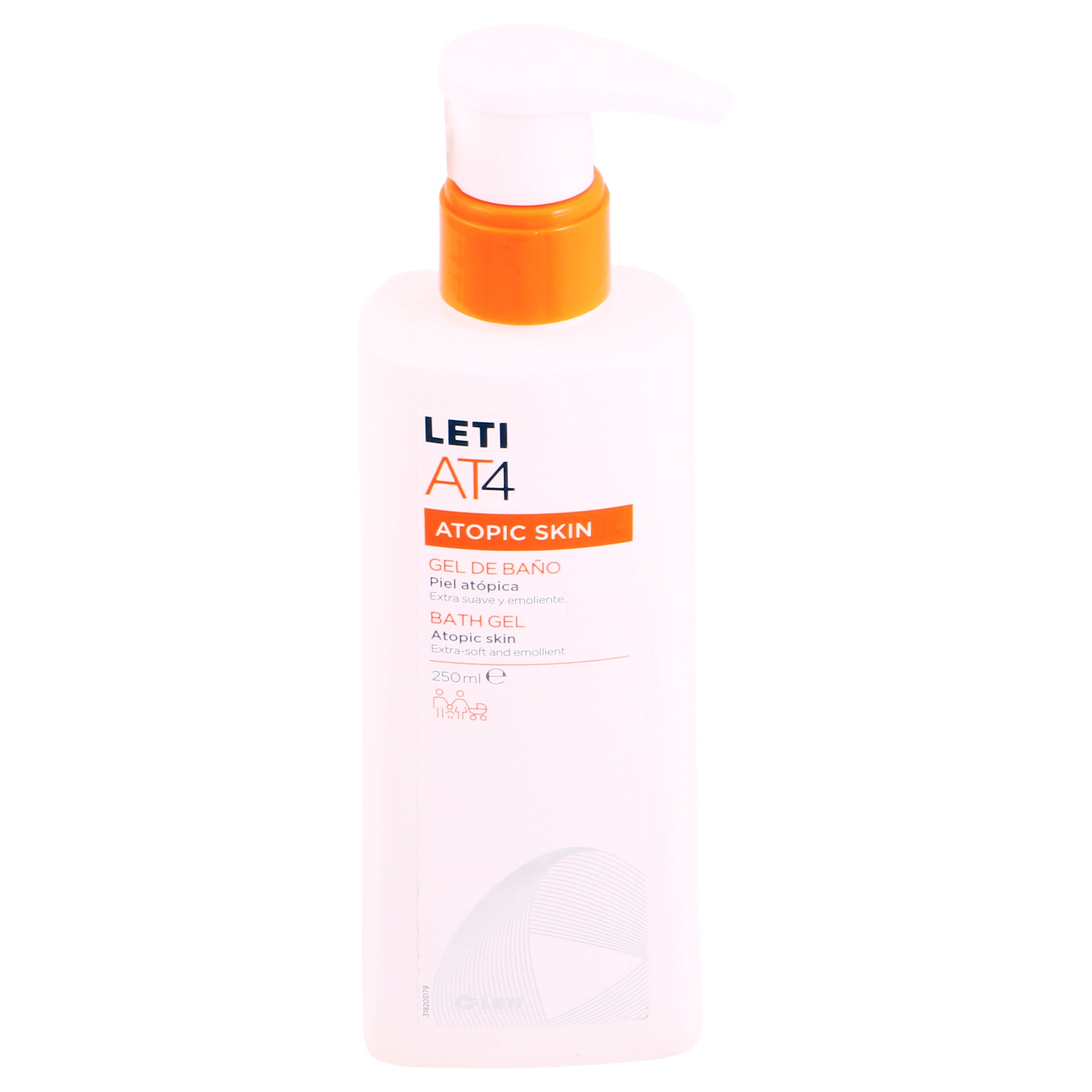 Letiat4 Atopic Skin Gel De Baño Dermo 250 Ml-3