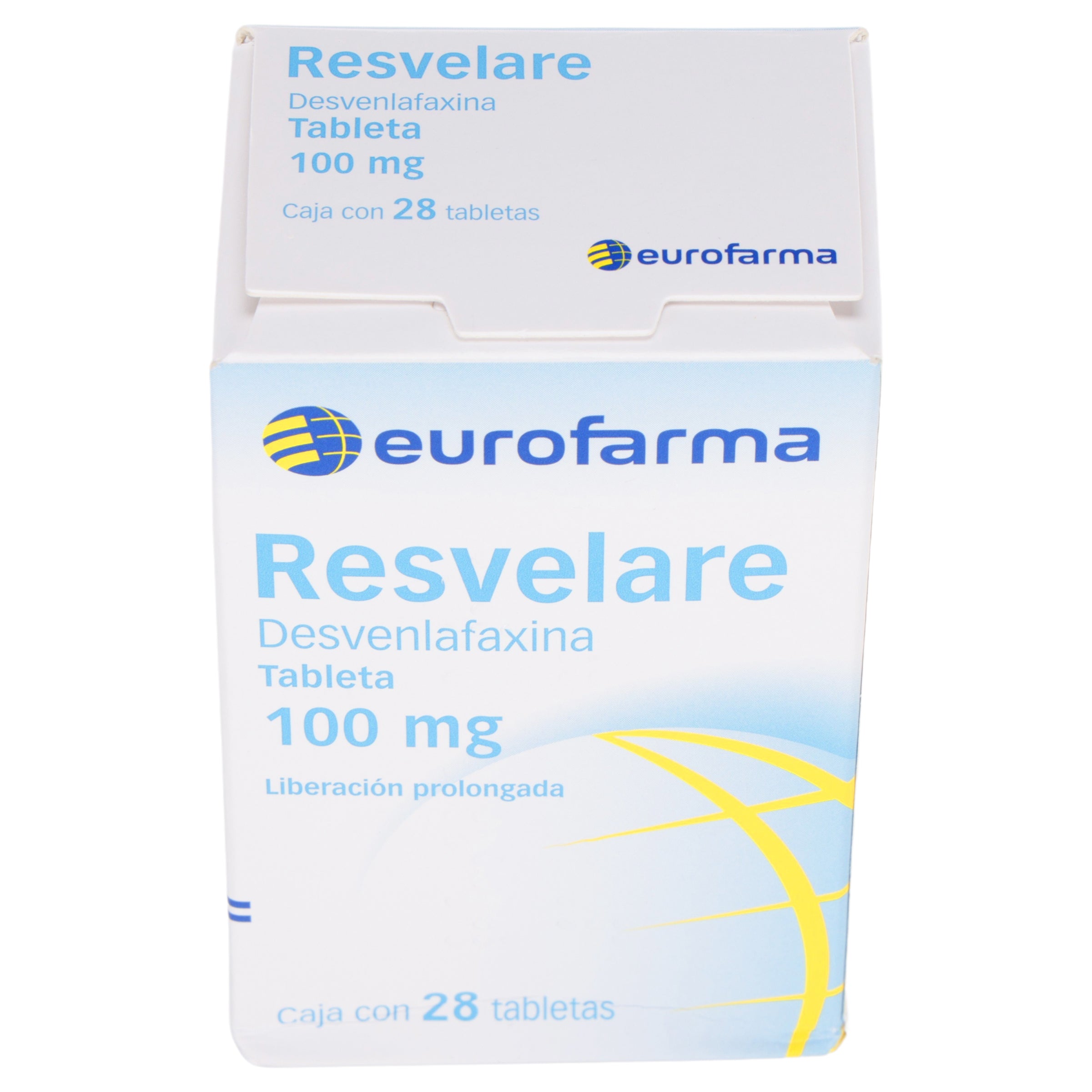 Resvelare 100 Mg Con 28 Tabletas Liberacion Prolongada