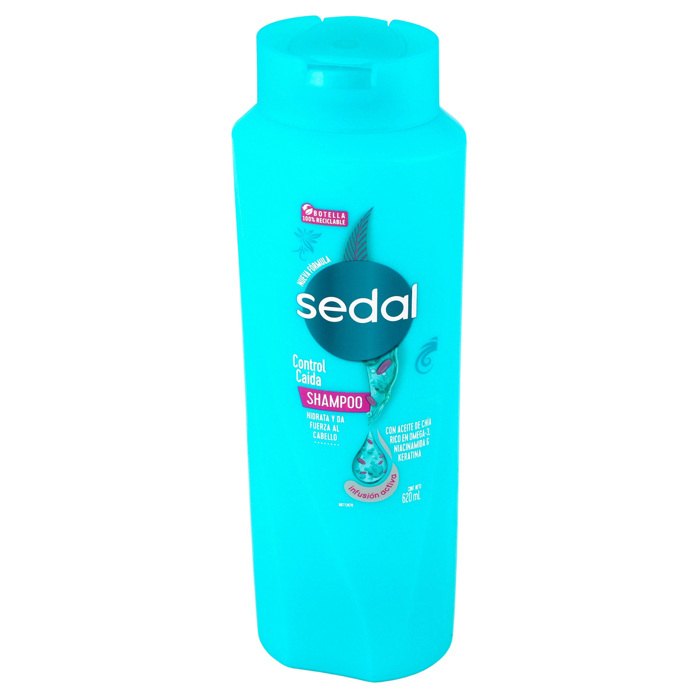 Shampoo Sedal Control Caida 620 Ml