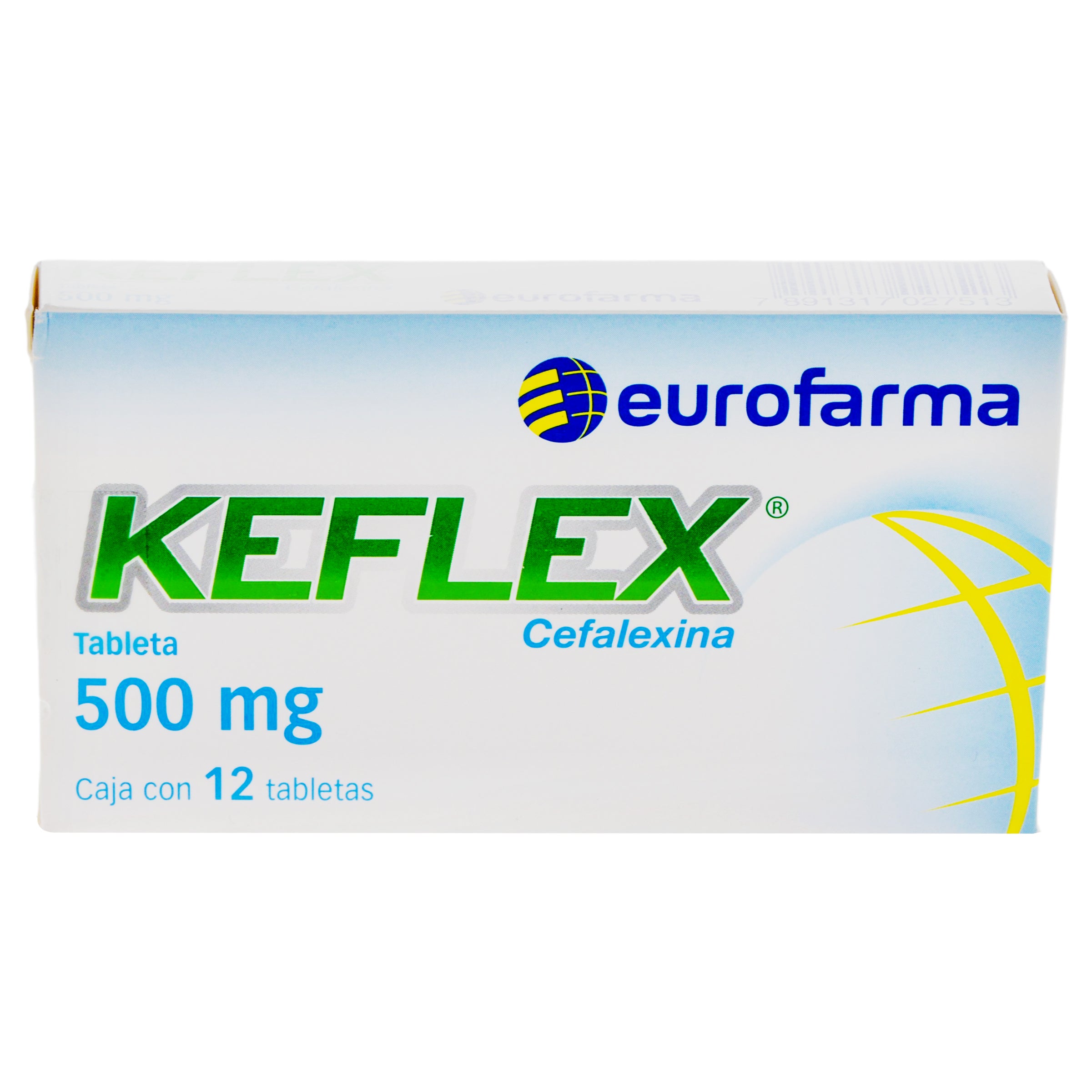 Keflex 500 Mg Tabletas Con 12-3