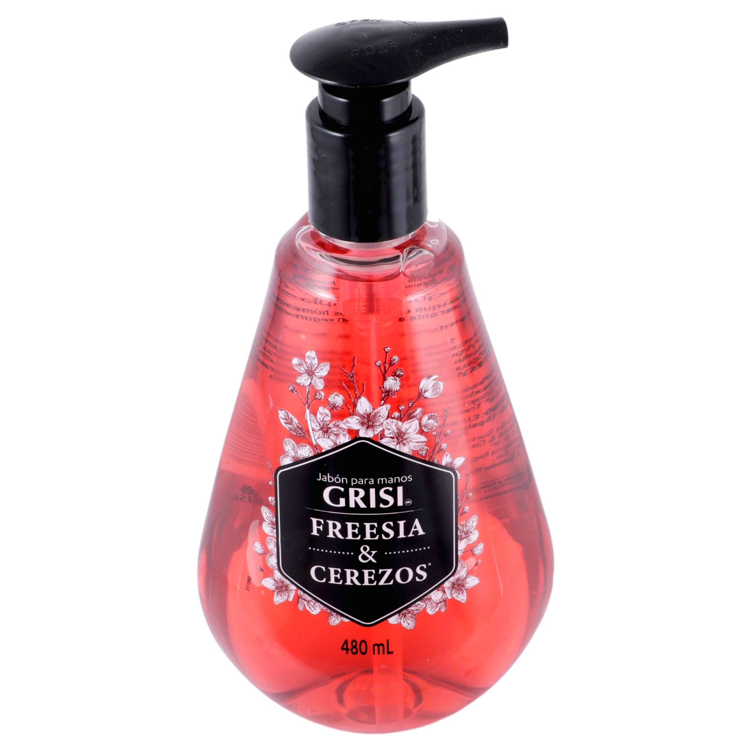 Jabon Liquido Grisi Para Manos Freesia 480 Ml