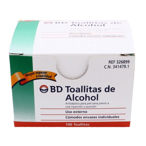 Alcohol Swabs Bd Caja Con 100 Toallitas-3