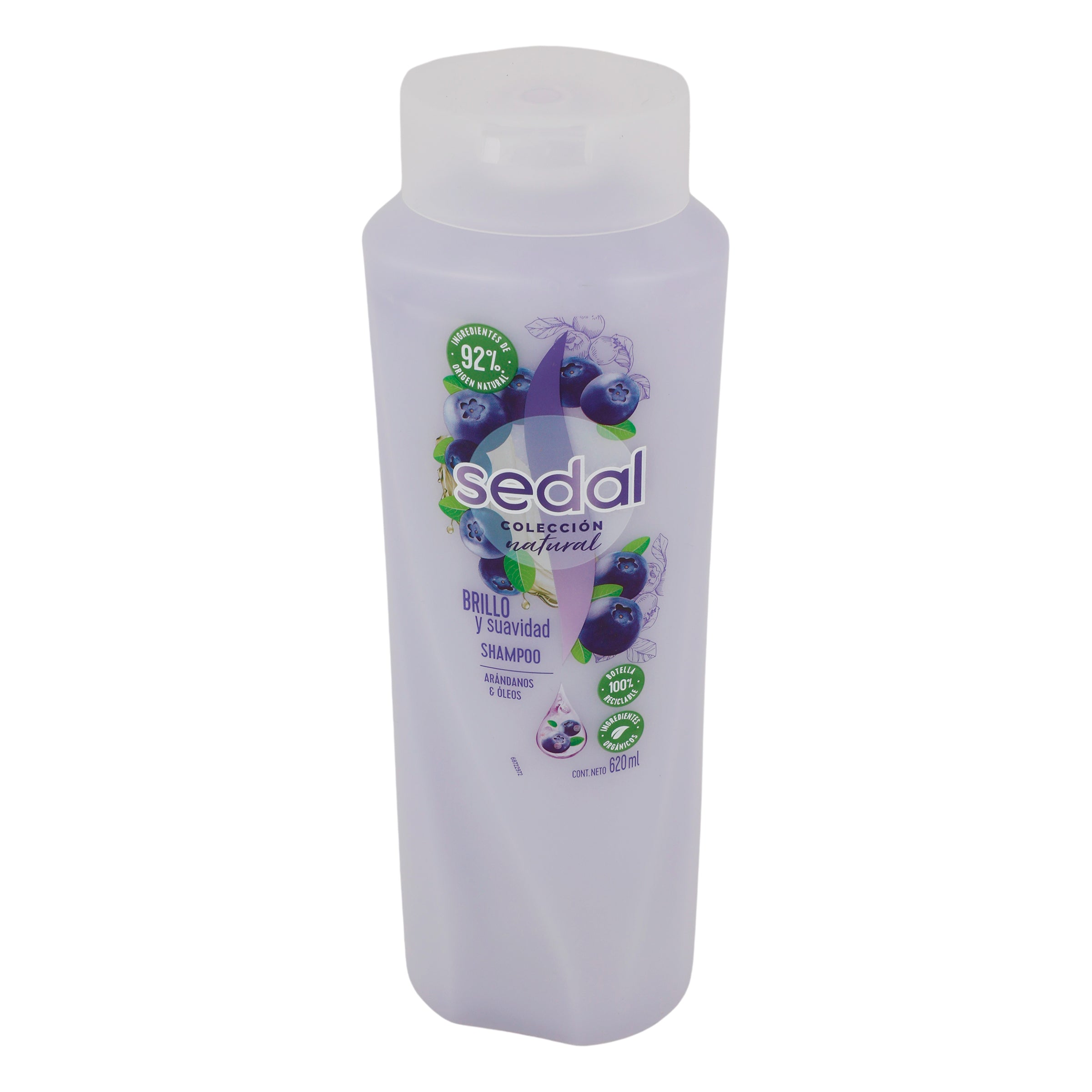 Shampoo Sedal Brillo Suavidad Arandano Y Oleo 620 Ml
