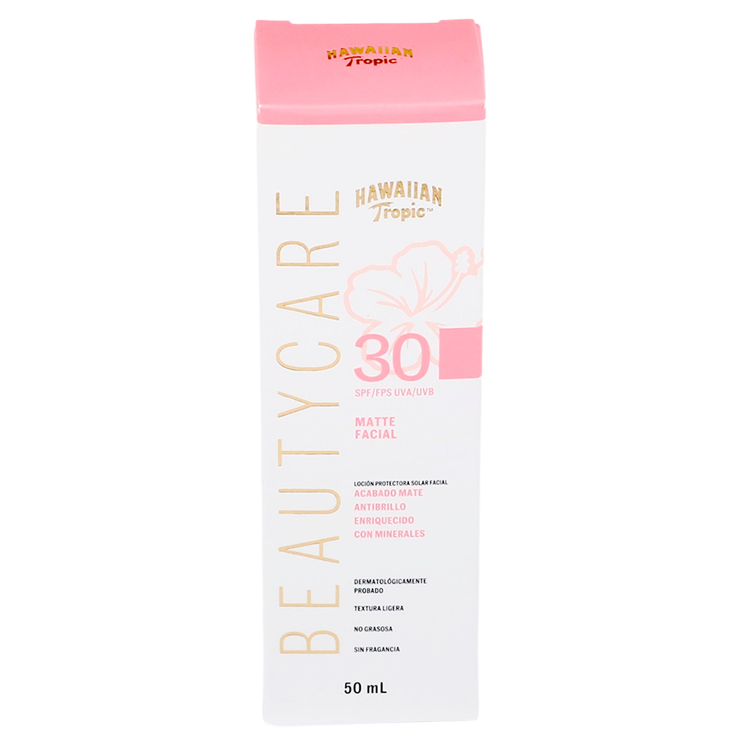 Bloqueador Hawaiian Beautycare Fps 30 Matte Facial 50 Ml-3