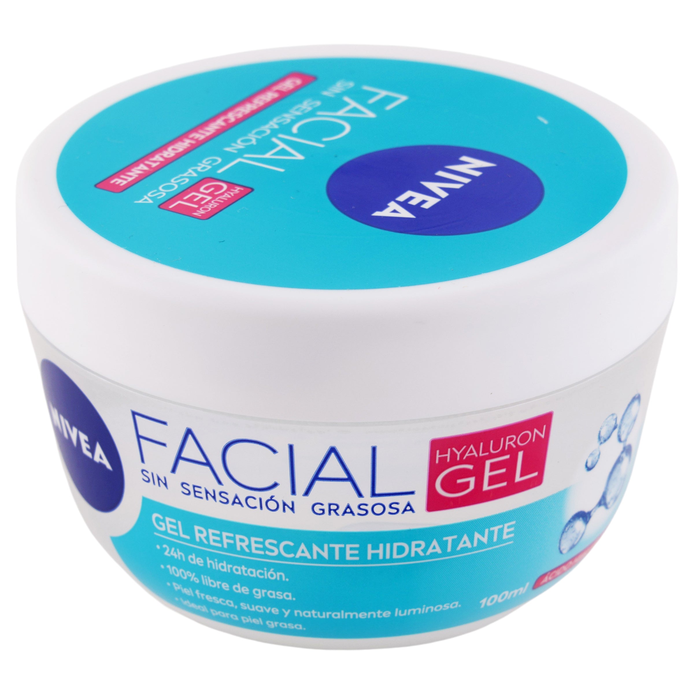 Gel Nivea Facial Refrescante Hidratante Hyaluron 100 Ml