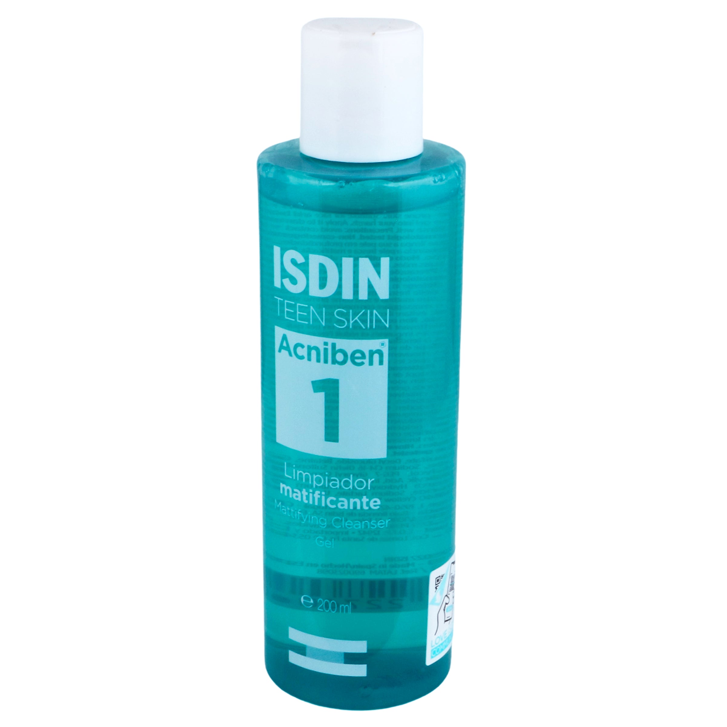 Isdin Gel Acnibe Limpiador Matificante 200 Ml-4