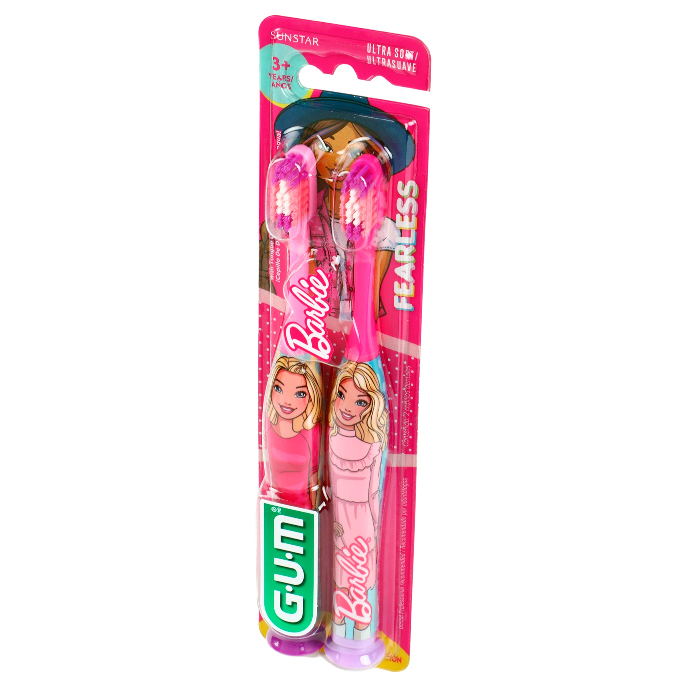 Cepillo Dental Gum Barbie Con 2-4