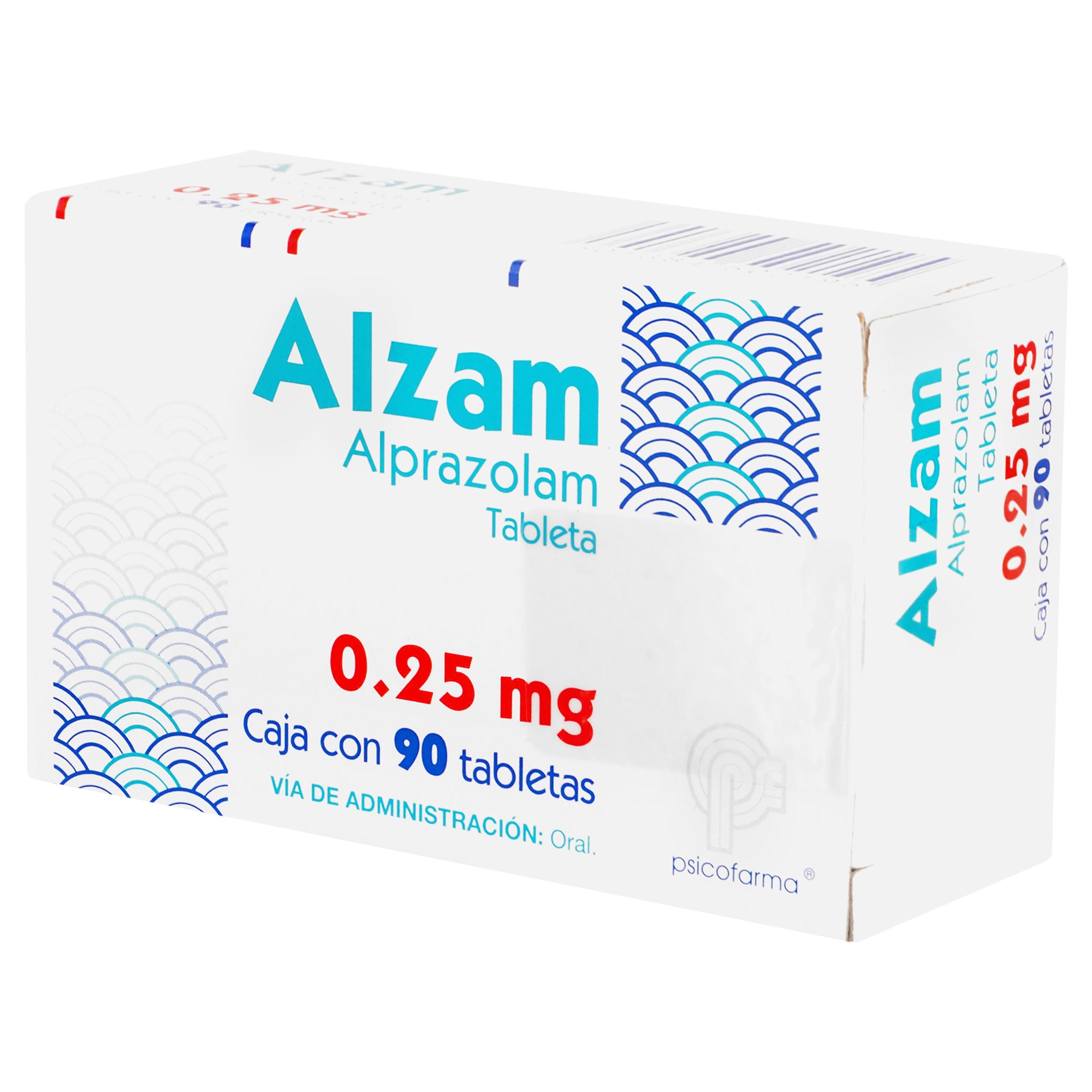 Alzam 0.25 Mg Con 90 Tabletas Oral-3