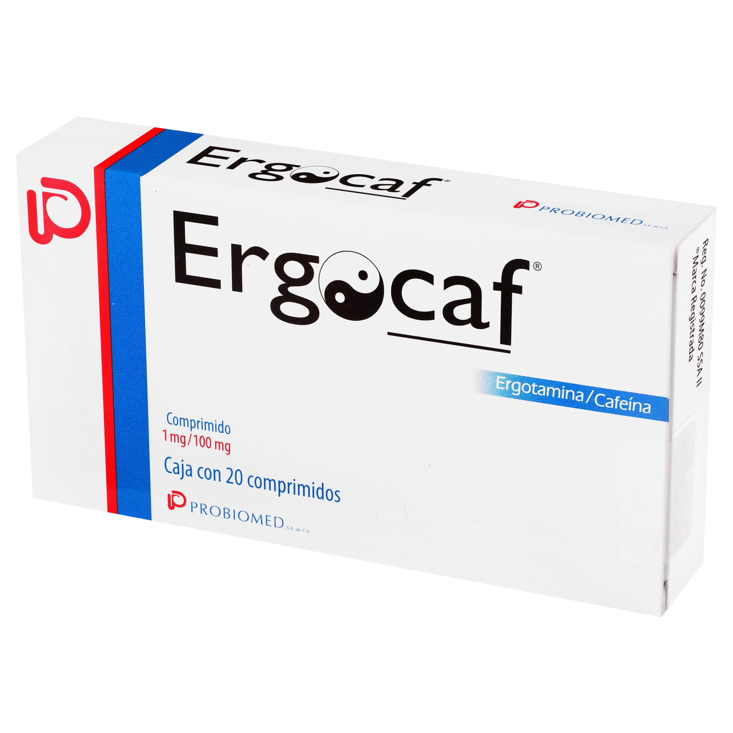 Ergocaf 1/100 Mg Con 20 Grageas-4