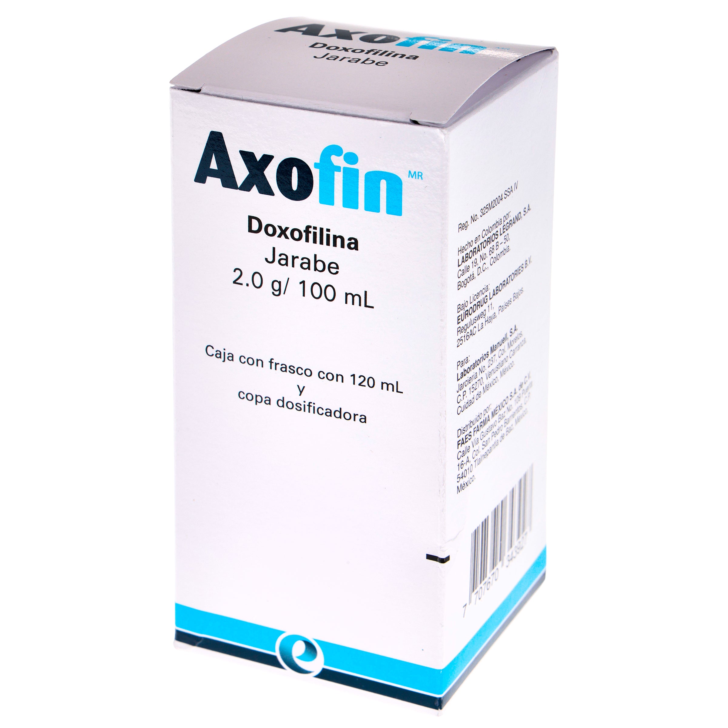 Axofin 2.0 G Suspension 120 Ml + Copa Dosificadora