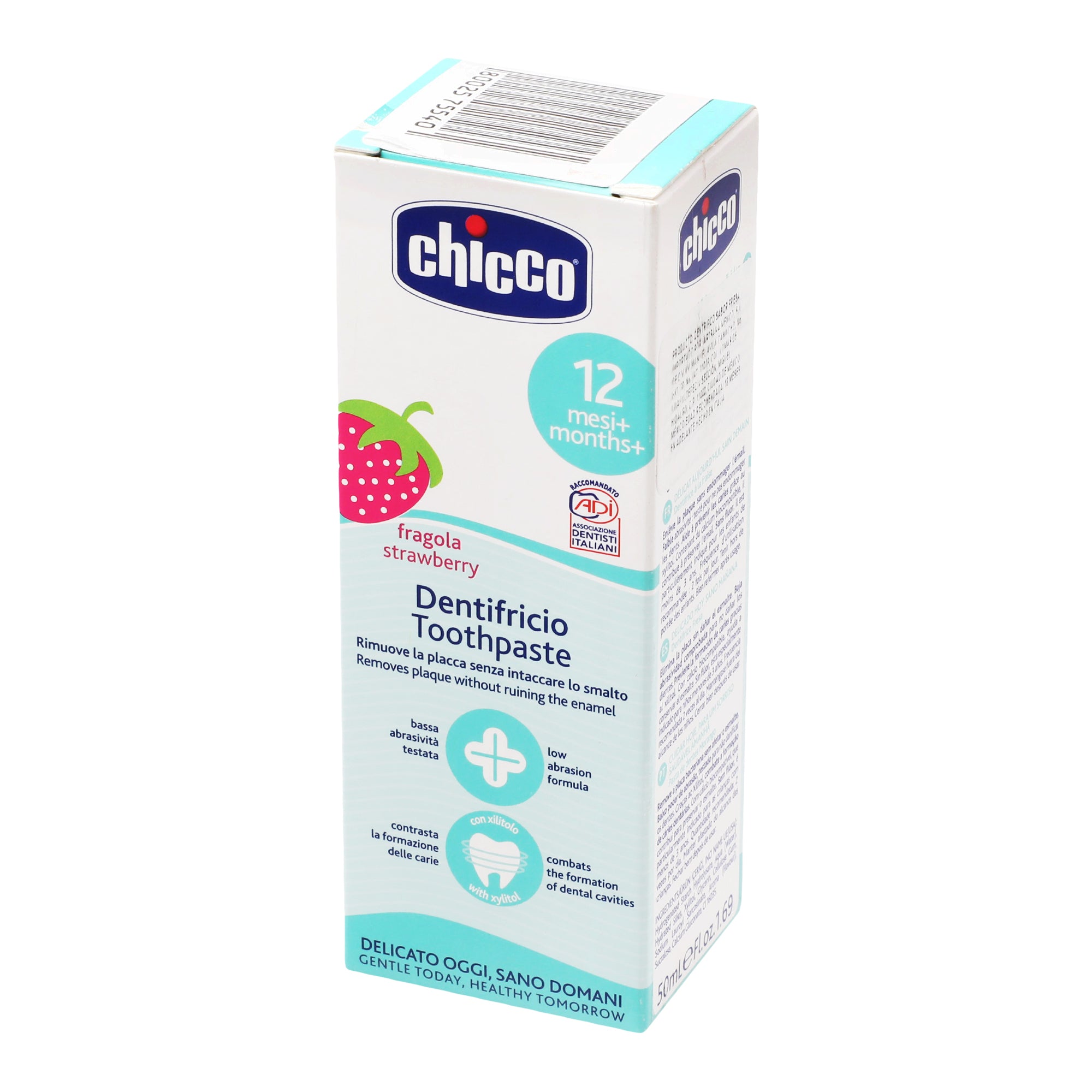Crema Dental Chicco Fresa Sin Flour 50 Ml-3