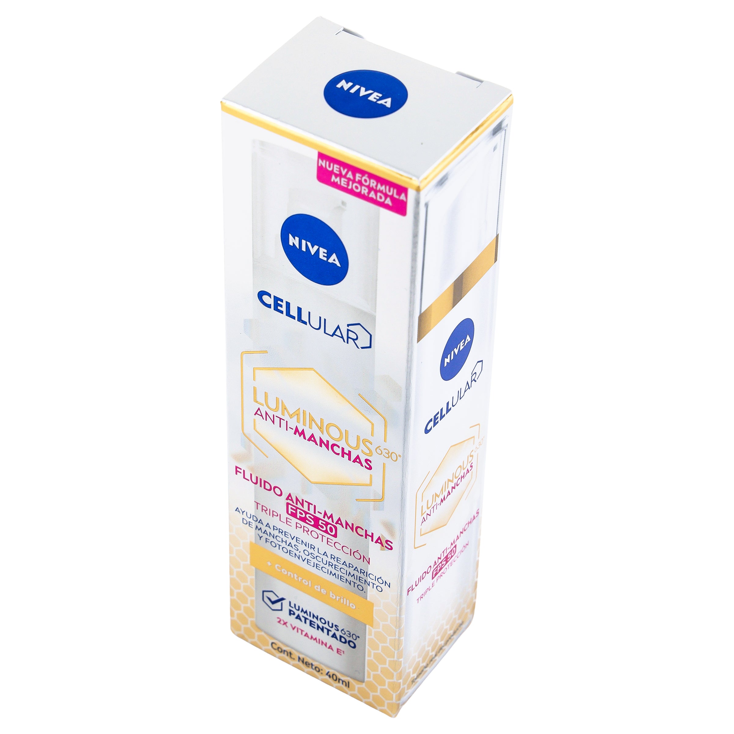 Fluido Nivea Luminous 630 Antimanchas Fps 50 40 Mililitros