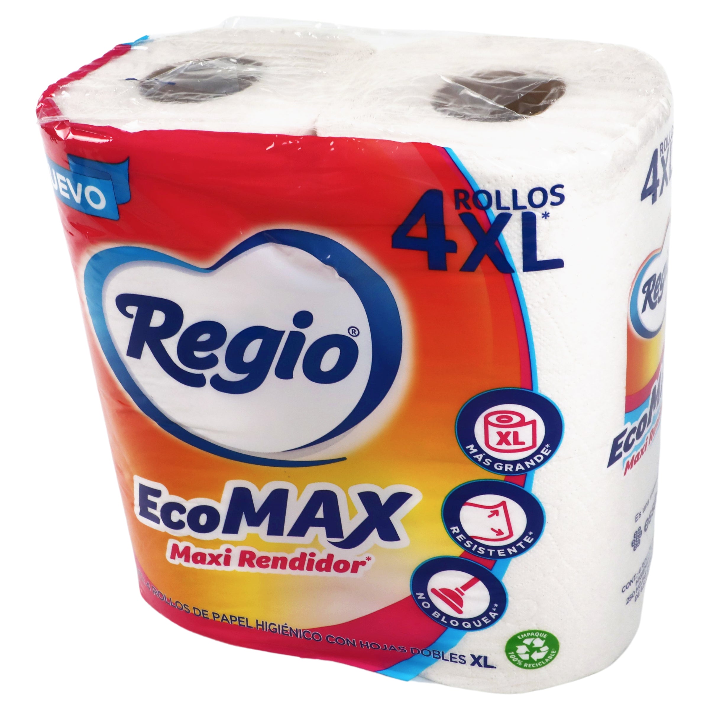 Papel Higienico Regio Ecomax 4 Rollos-4