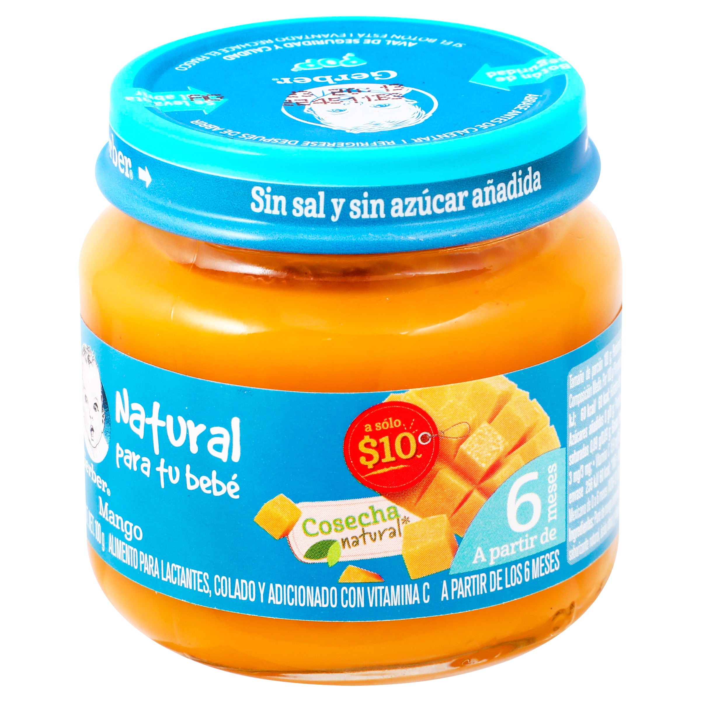 Gerber Segunada Etapa Pure Mango 100 G-3