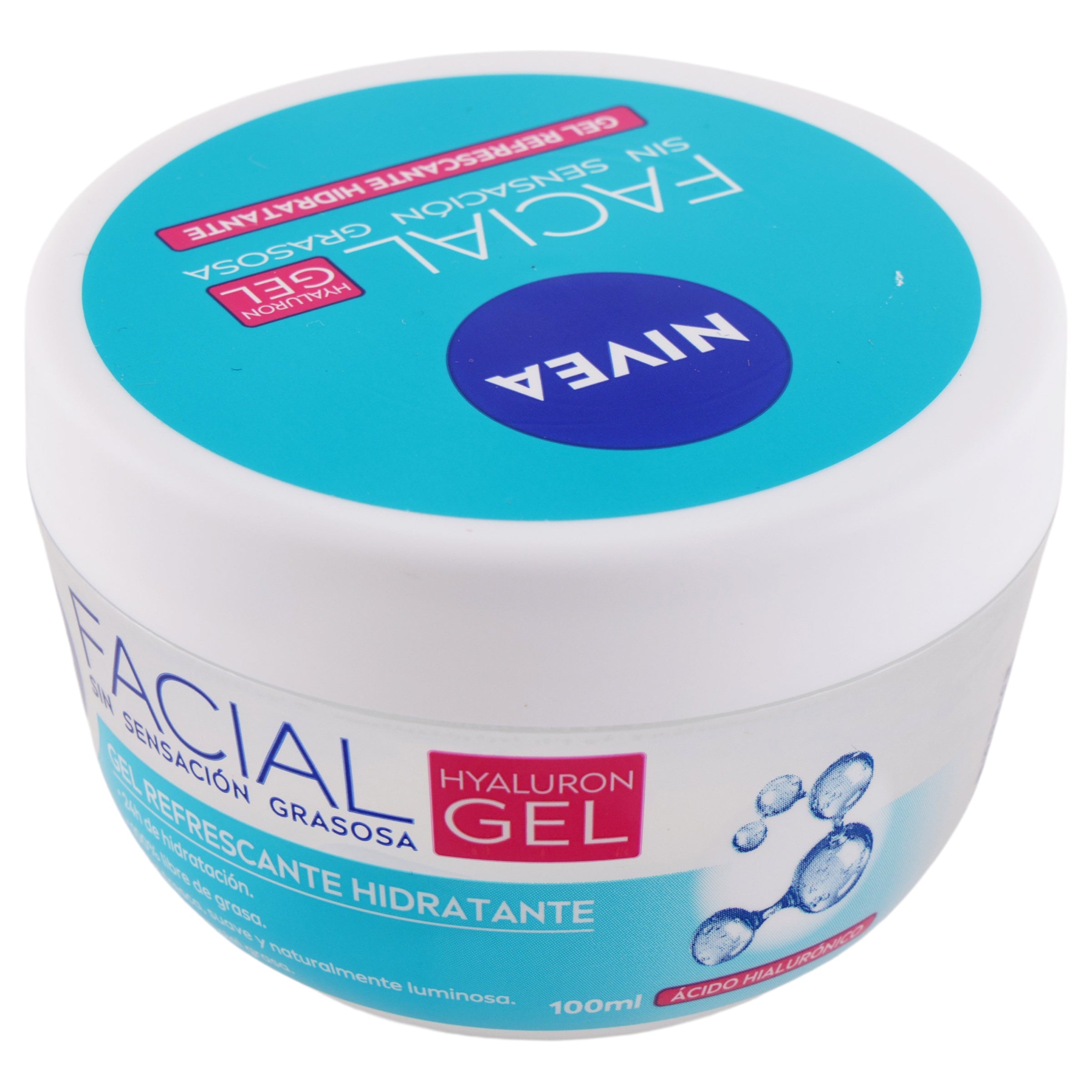 Gel Nivea Facial Refrescante Hidratante Hyaluron 100 Ml