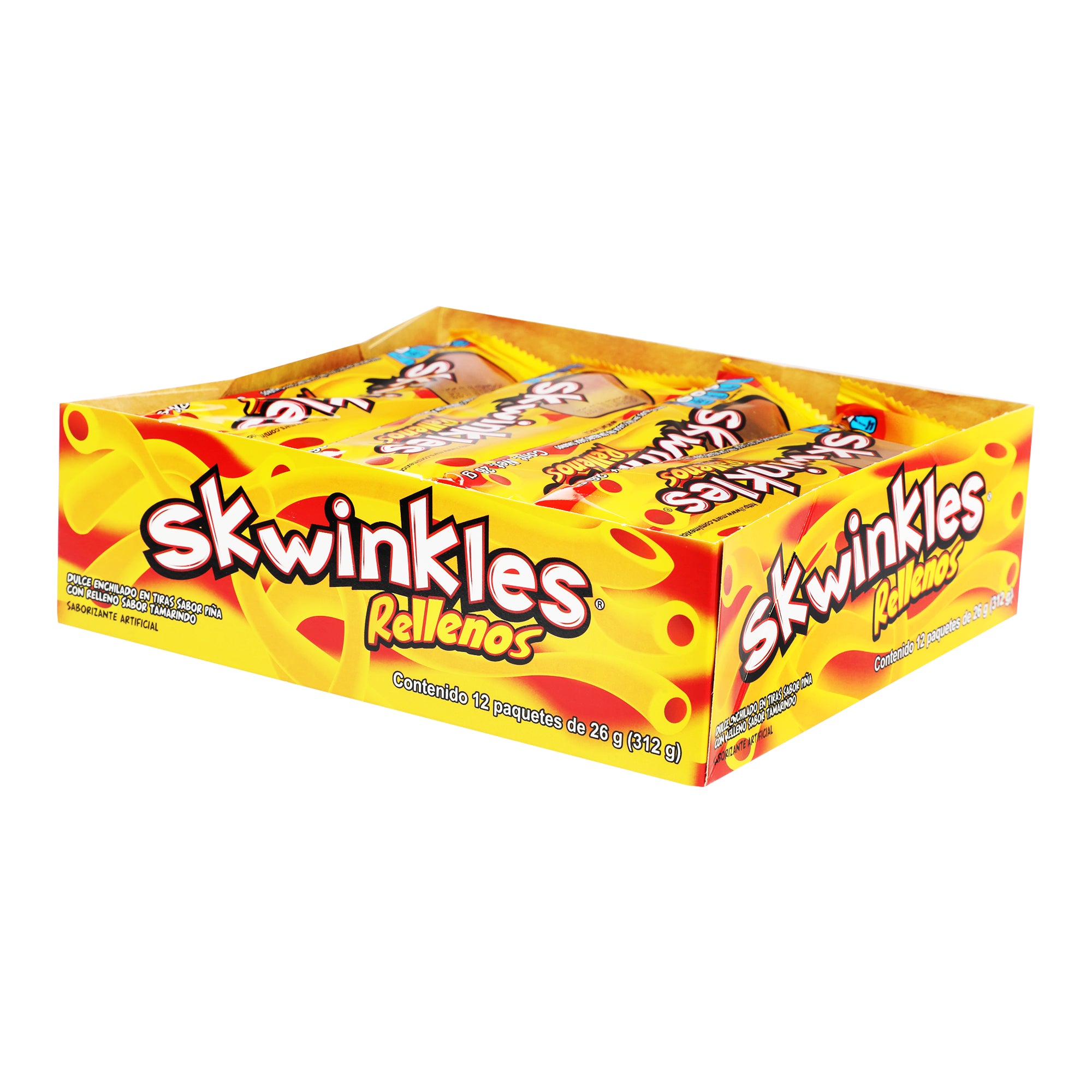 Exhibidor Skwinkles Piña/Tamarindo Con 12 Piezas-3