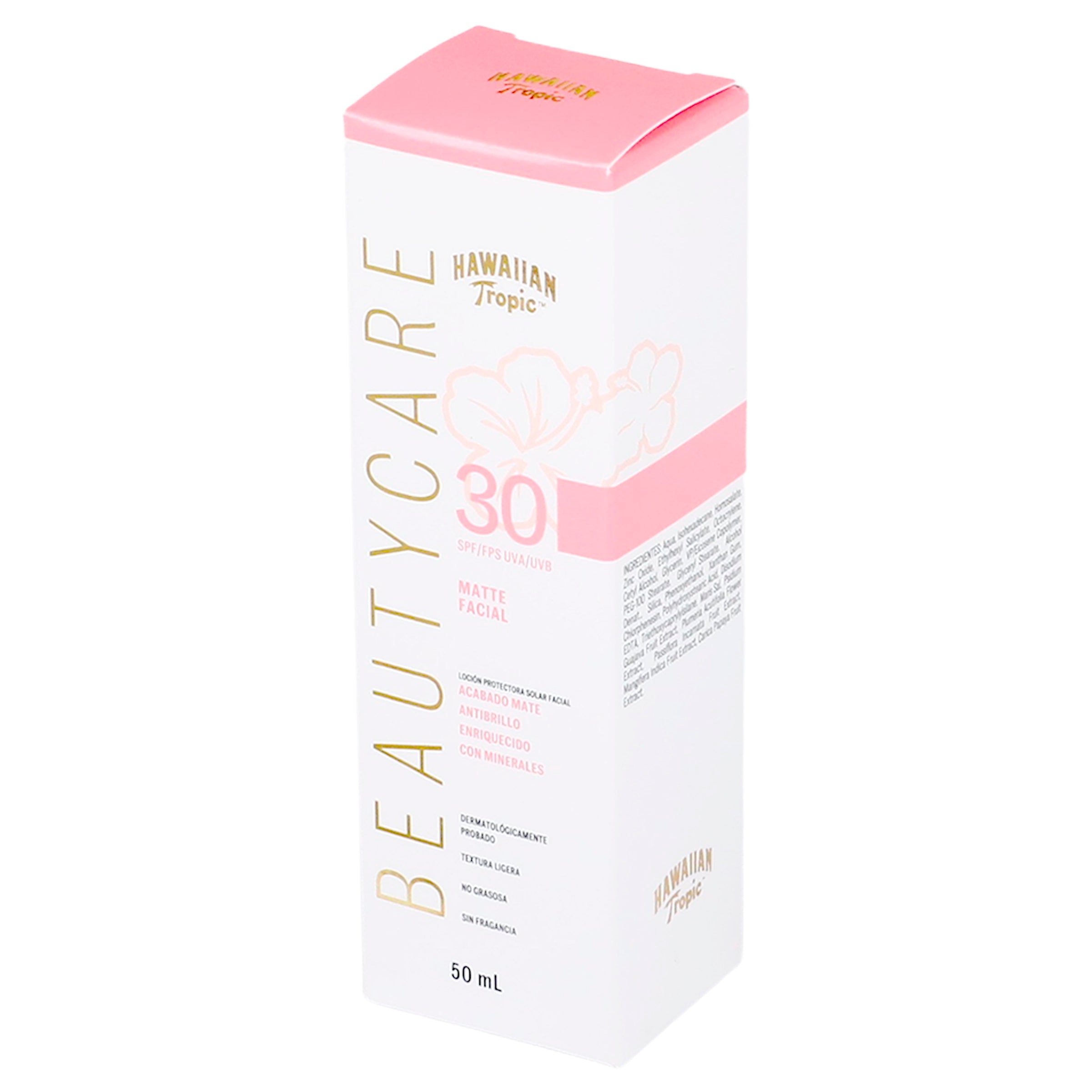 Bloqueador Hawaiian Beautycare Fps 30 Matte Facial 50 Ml-4