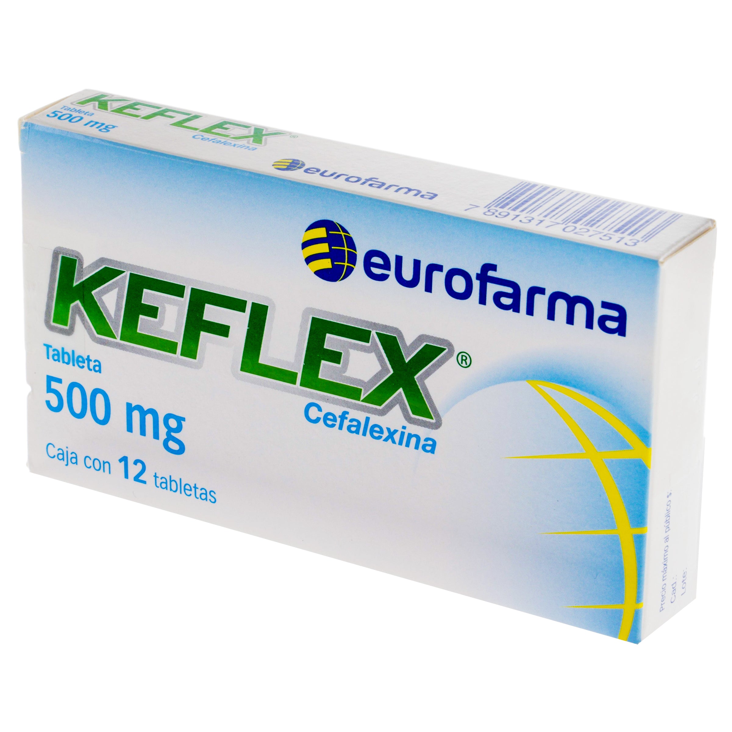 Keflex 500 Mg Tabletas Con 12-4
