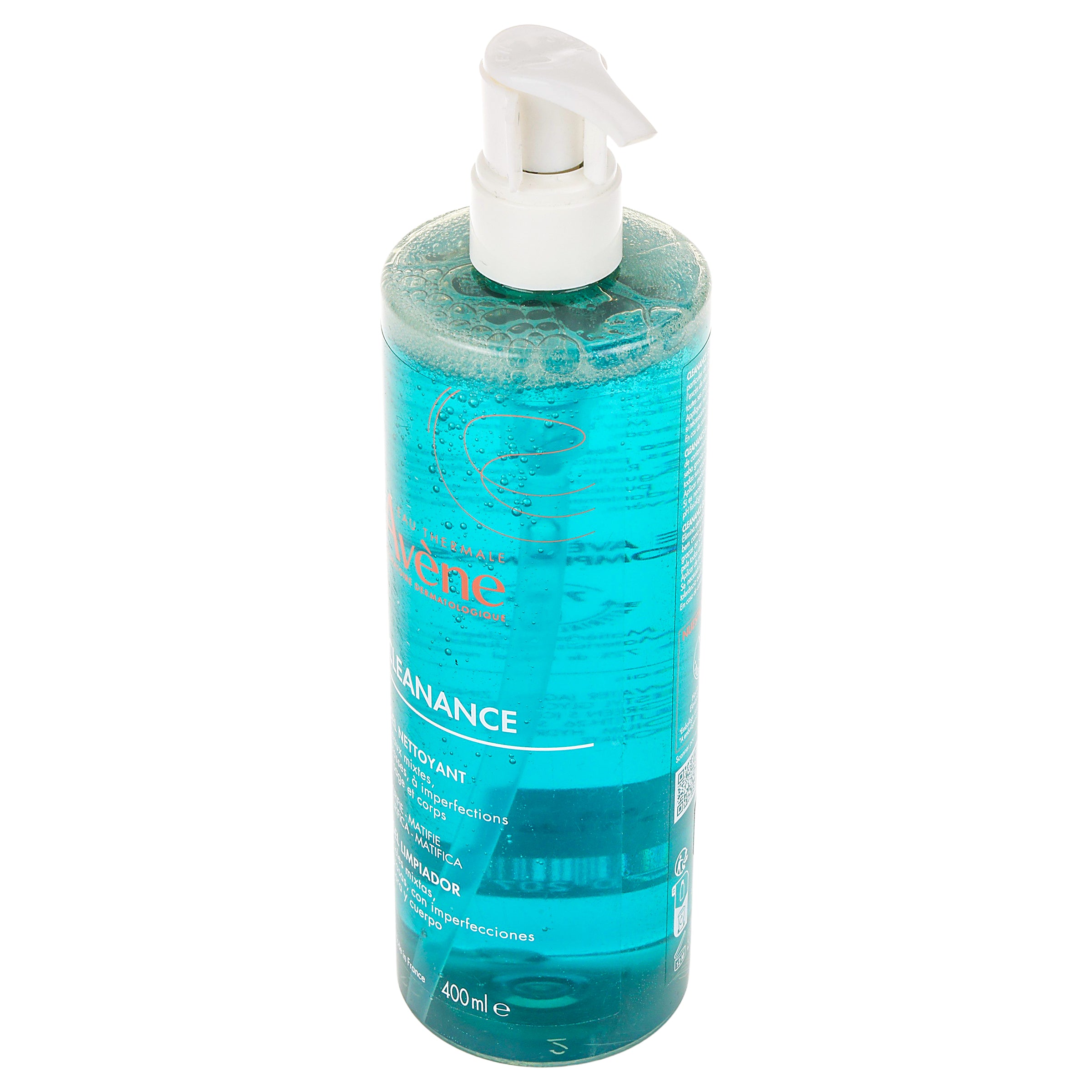 Avene Gel Limpiador Para Piel Grasa O Con Acne 400 Ml