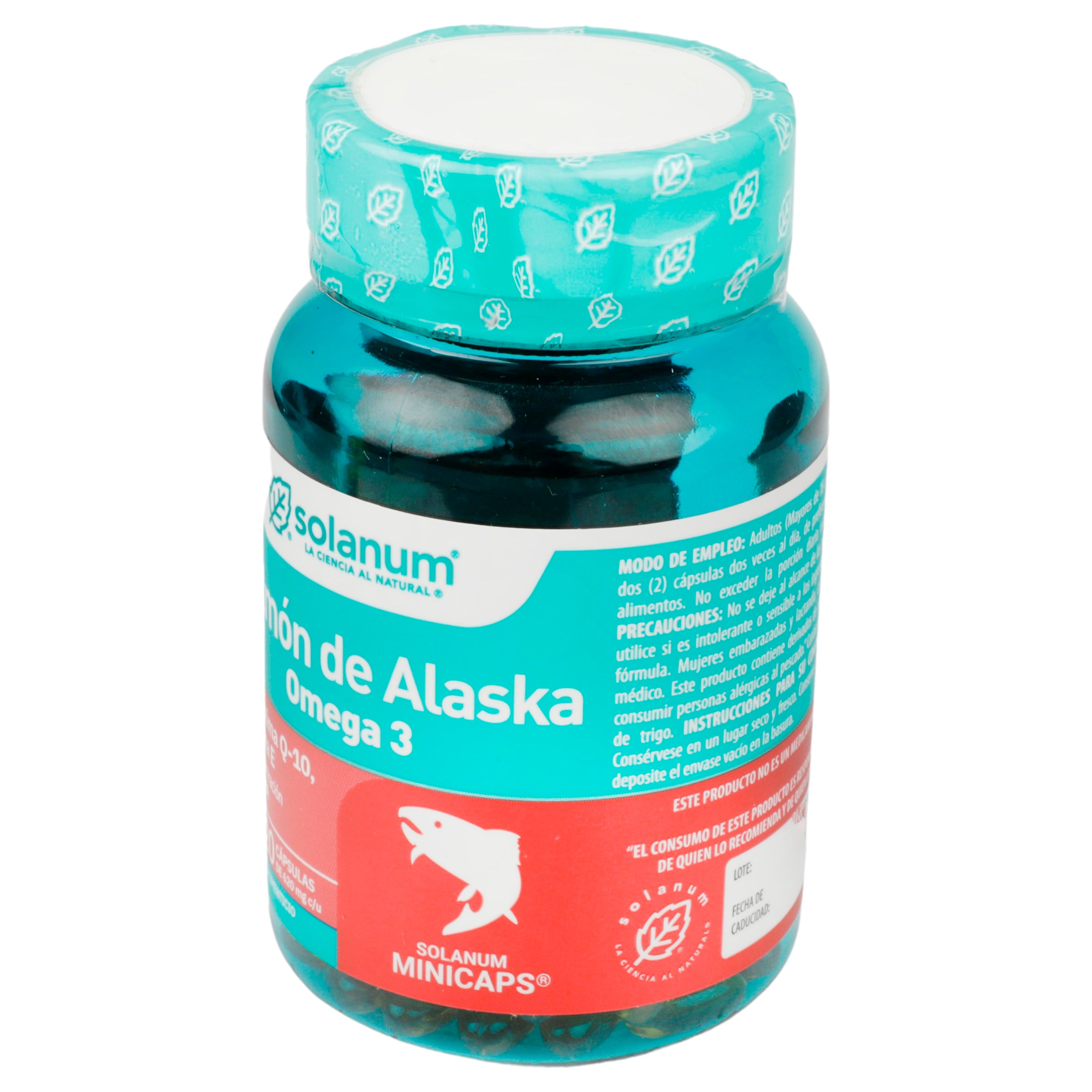 Omega 3 Salmon +Vitamina-E +Coq Con 120 Capsulas-4