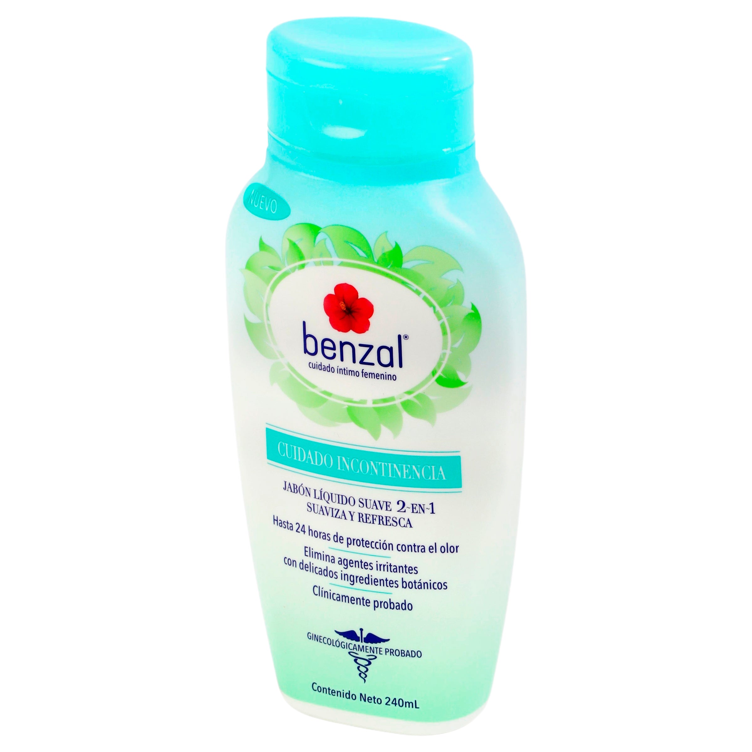 Jabon Liquido Benzal 2En1 Suave/Ref 240Ml