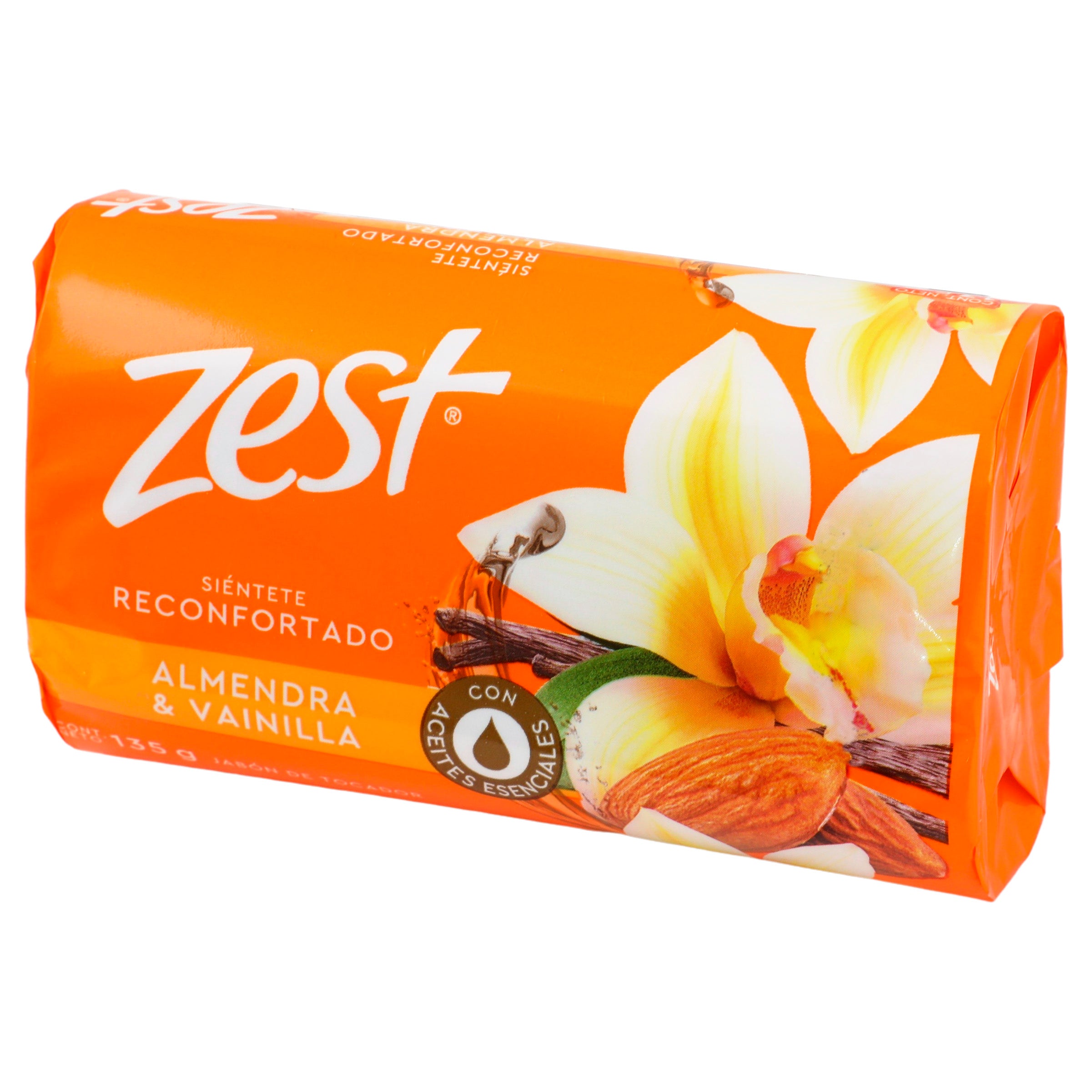 Jabon Zest Almendra Y Vainilla 135 G