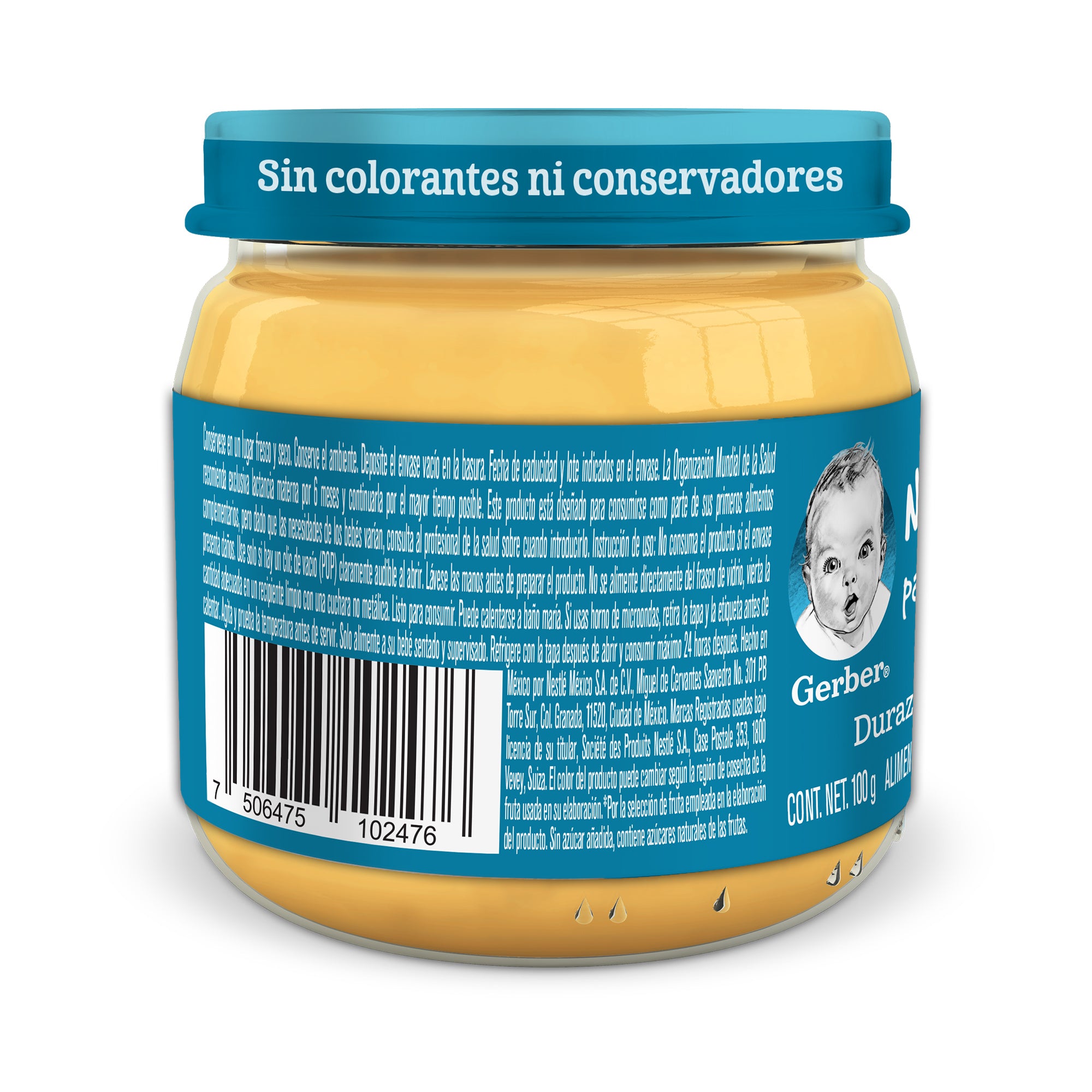 Gerber Segunda Etapa Pure Duraznos 100 G-6