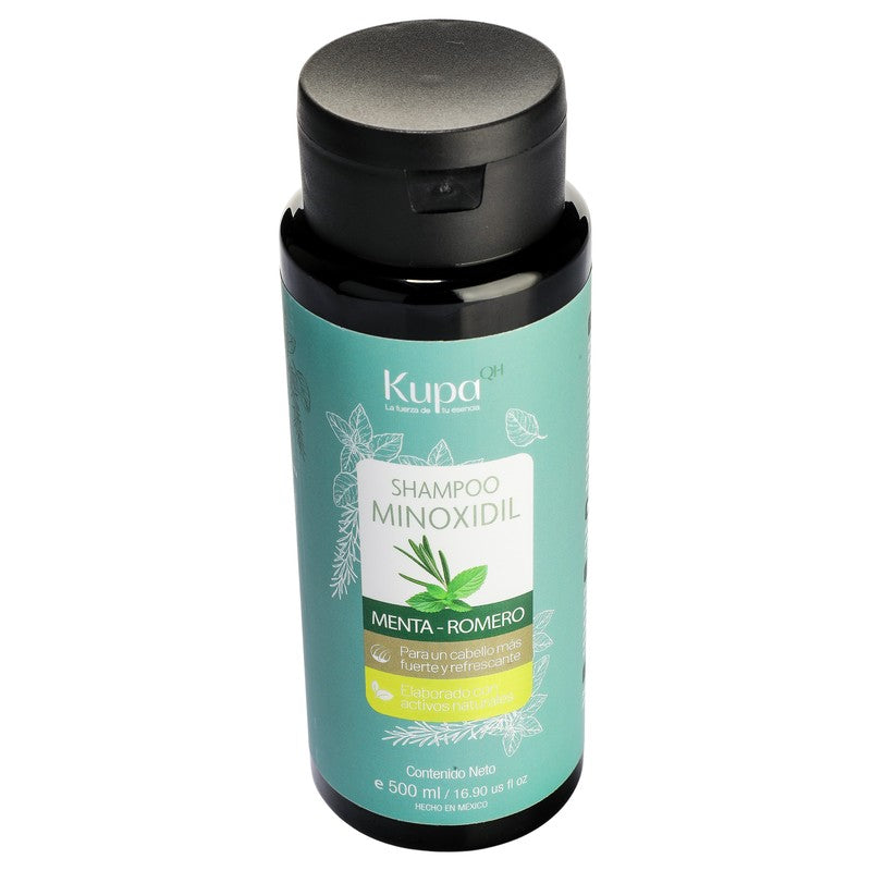 Shampoo Minoxidil Menta - Romero 500 Ml 7502283920844 3