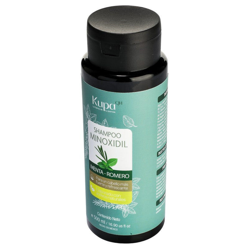 Shampoo Minoxidil Menta - Romero 500 Ml 7502283920844 4