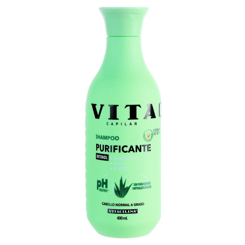 Shampoo Vitacilina Purificante 400 Ml 7502250342457