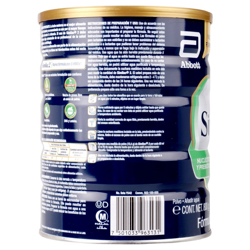 Similac 2 6-12 Meses Polvo 800 G 7501033963131 8