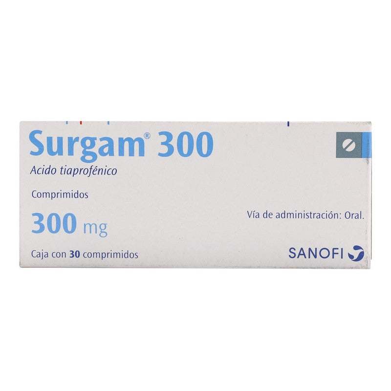 Surgam 300 Mg Con 30 Comprimidos 7501174603804