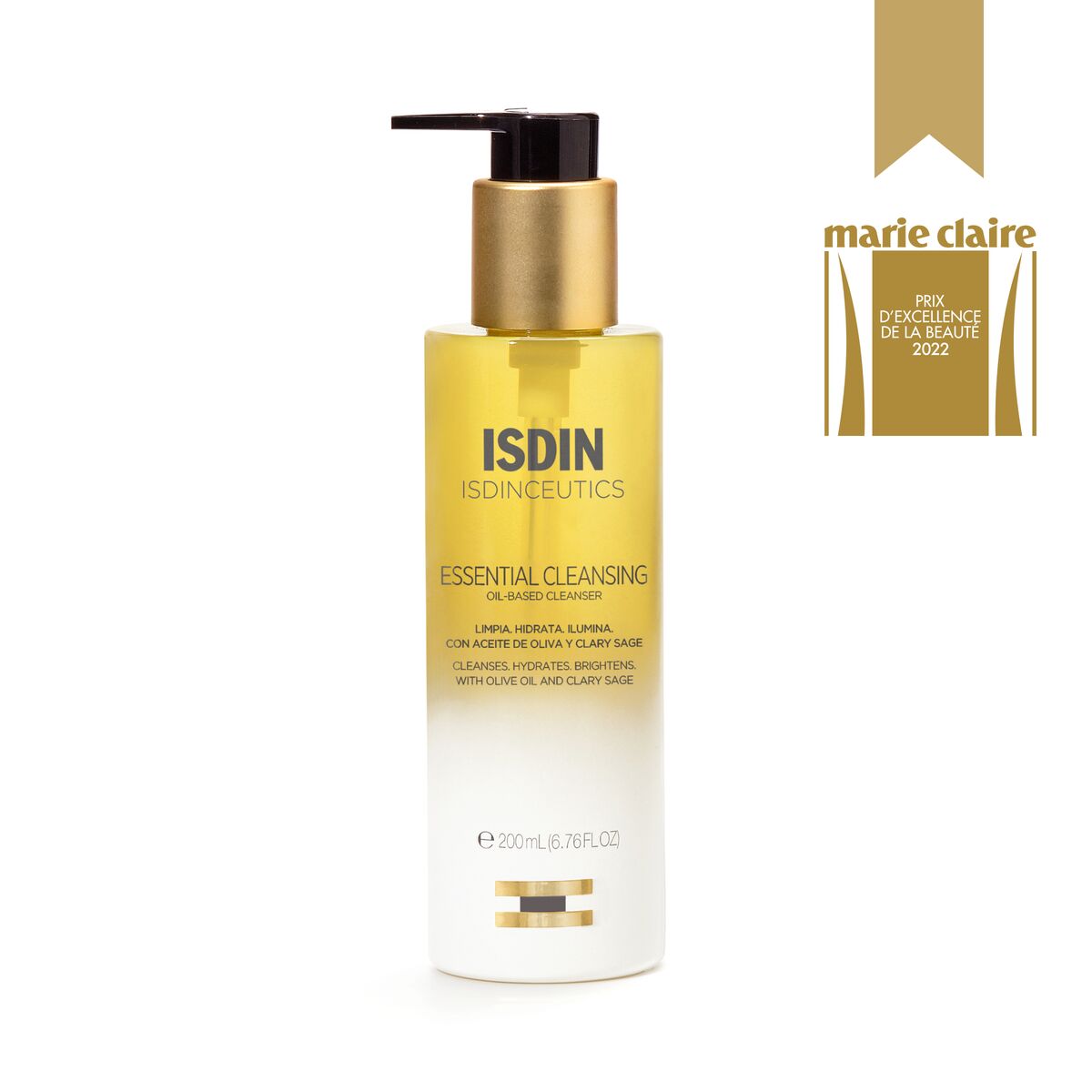 Isdin Aceite Limpiador Facial oil-to-milk Essential Cleansing 200 Ml