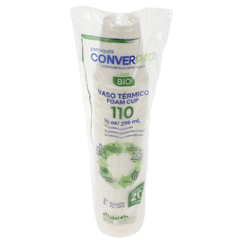 Vaso Termico Converpro Numero 10 Con 20 Piezas 7501431203082