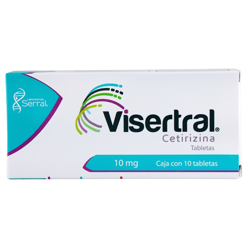 Visertral 10 Mg Con 10 Tabletas 7501258205863