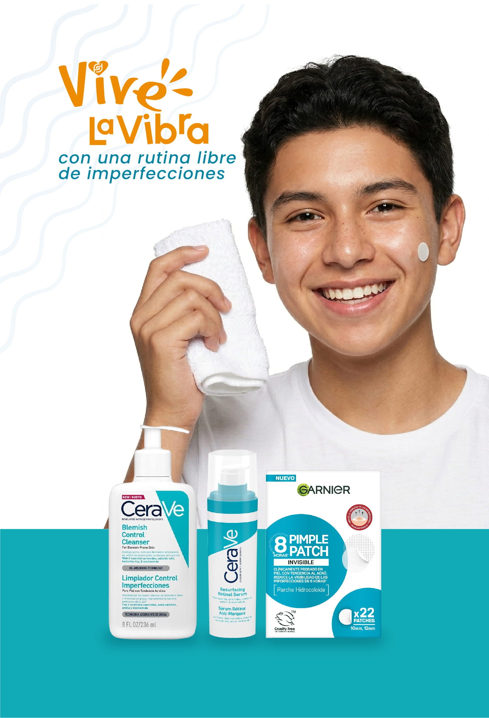 vive la vibra con una rutina libre de imperfecciones